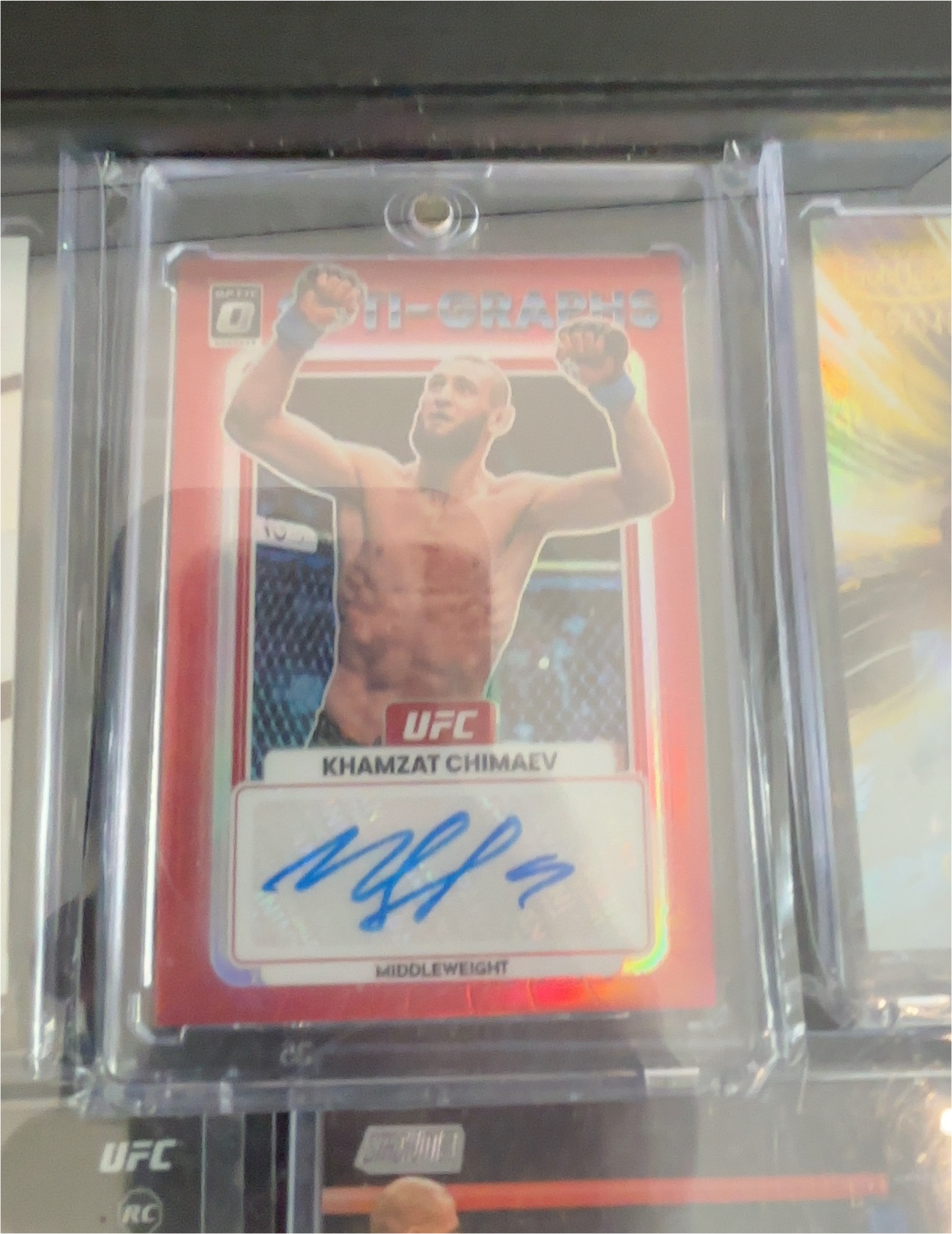 2023 Donruss Optic UFC Opti-Graphs #OG-KCH Khamzat Chimaev — front