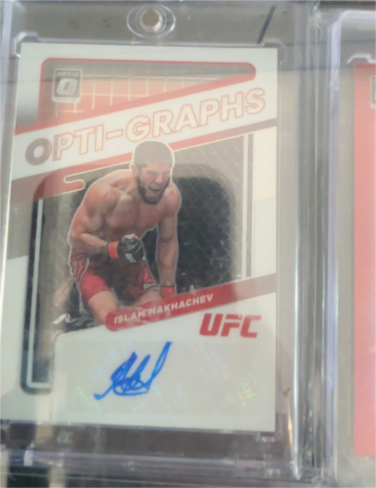 2022 Panini Donruss Optic UFC Opti-Graphs #OG-IKM Islam Makhachev — front