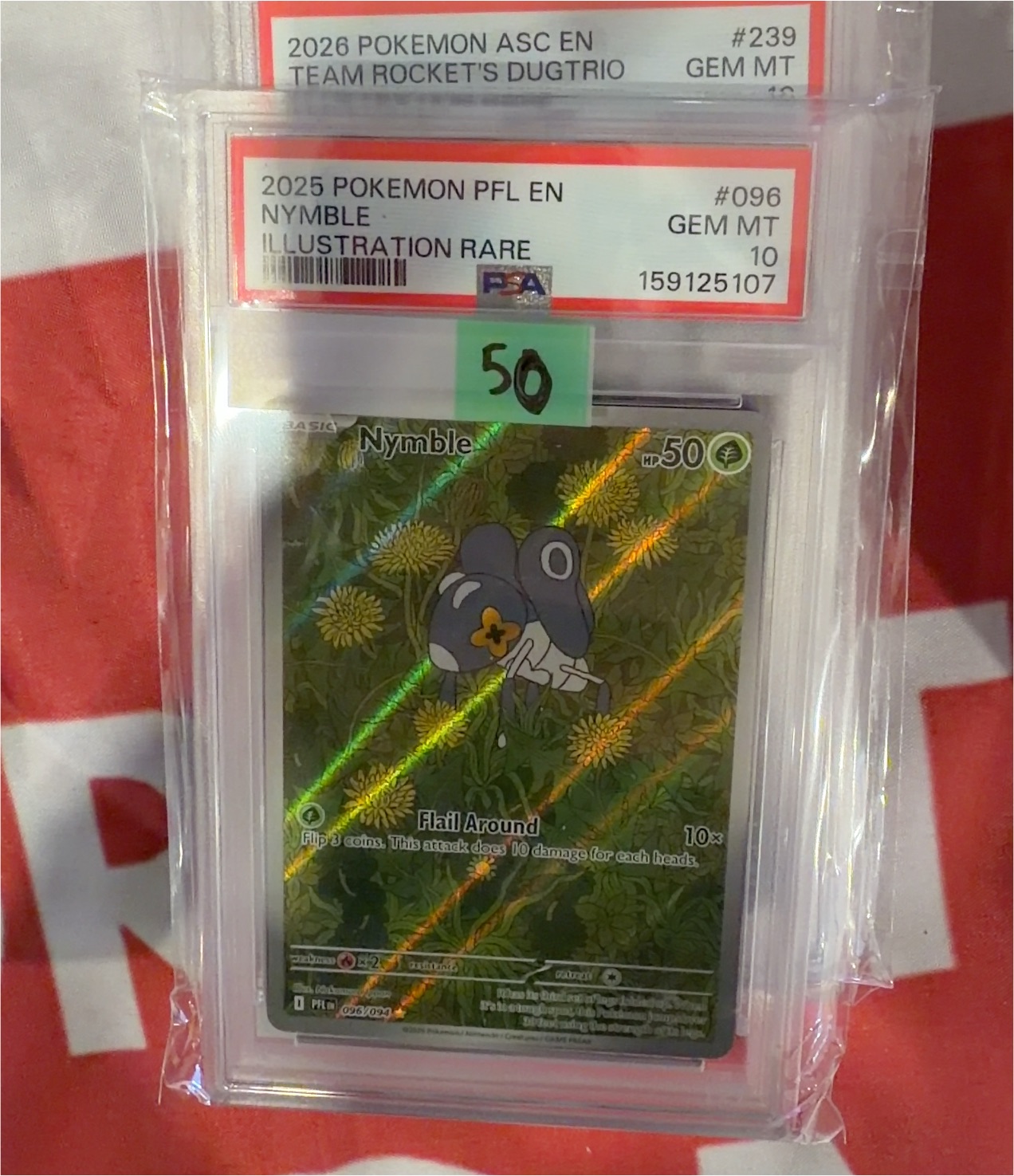 2025 Pokémon PFL EN #096 Nymble — front