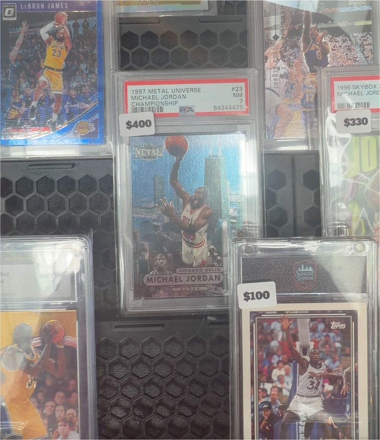 1997 Metal Universe #23 Michael Jordan Championship — front