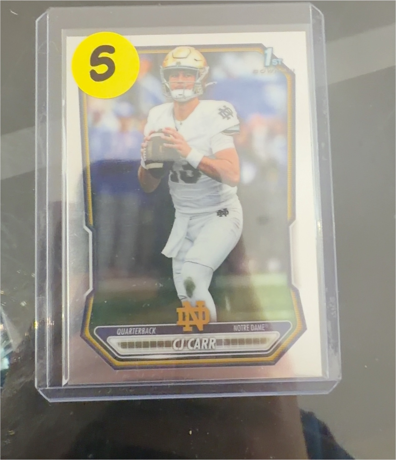 2026 Bowman Chrome #BCP-110 CJ Carr — front