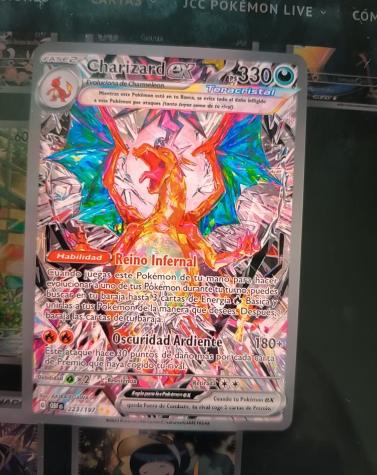 2023 Charizard ex 223/197 Obsidian Flames — front