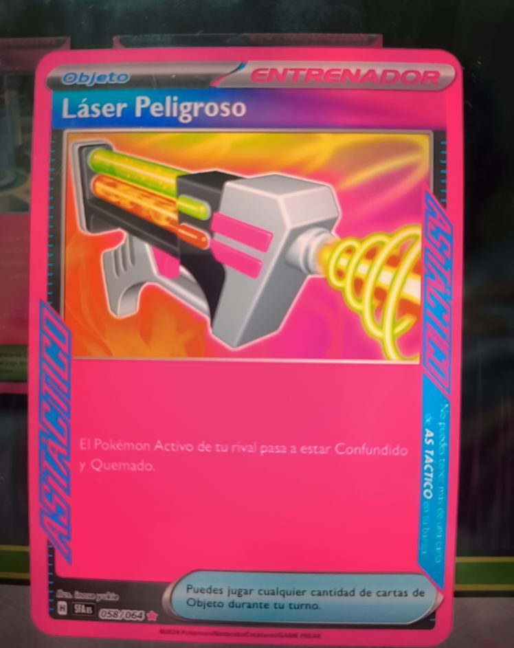 2024 Pokémon #058 Láser Peligroso — front