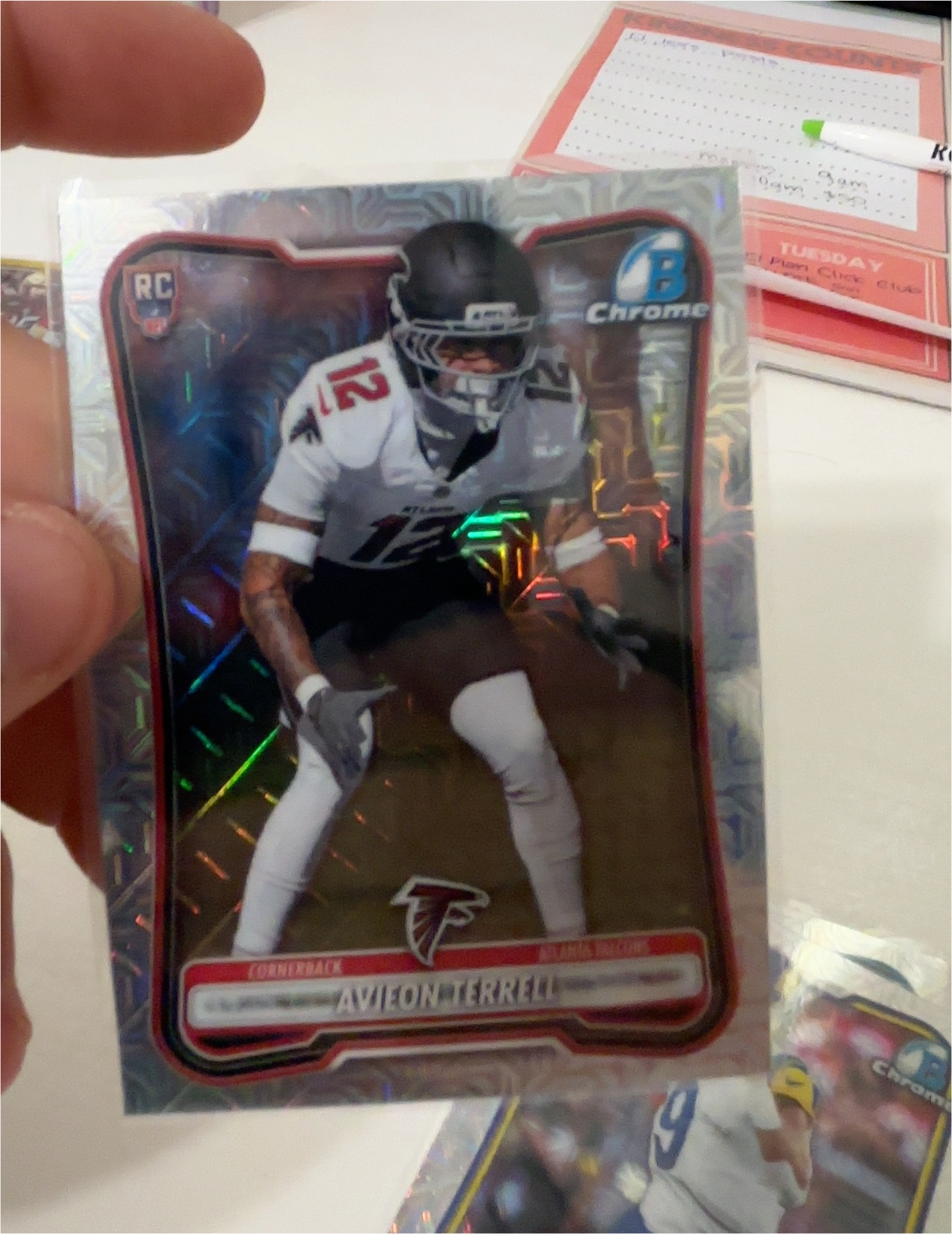 2026 Bowman Chrome #BCV-193 Avieon Terrell — front