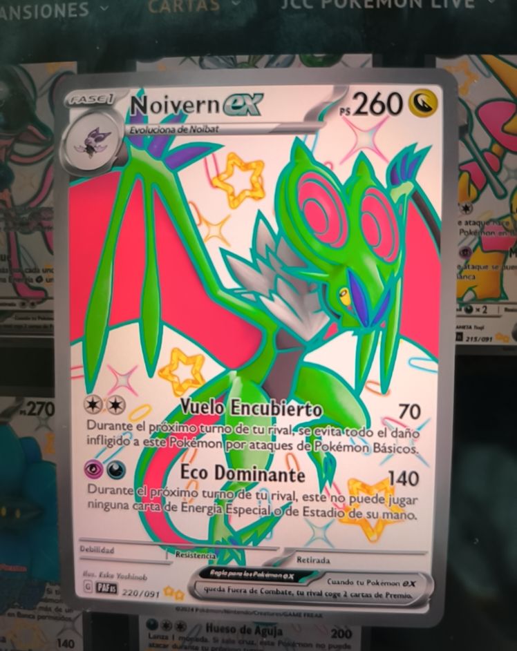 2022 Paldean Fates #220 Noivern ex — front