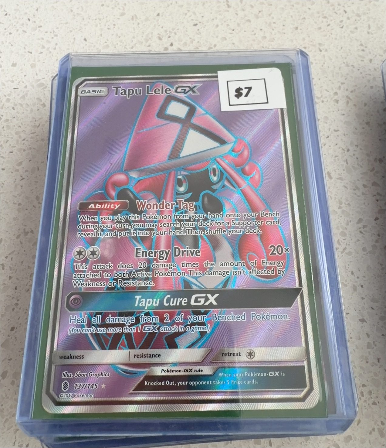2017 Pokémon GX #137 Tapu Lele GX — front