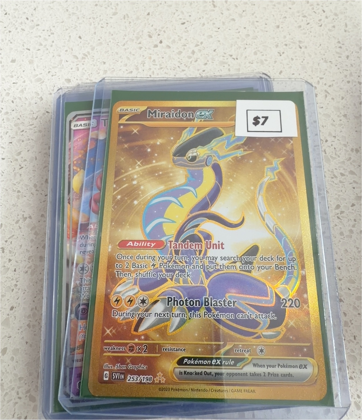 2023 Pokémon TCG #253 Miraidon ex — front