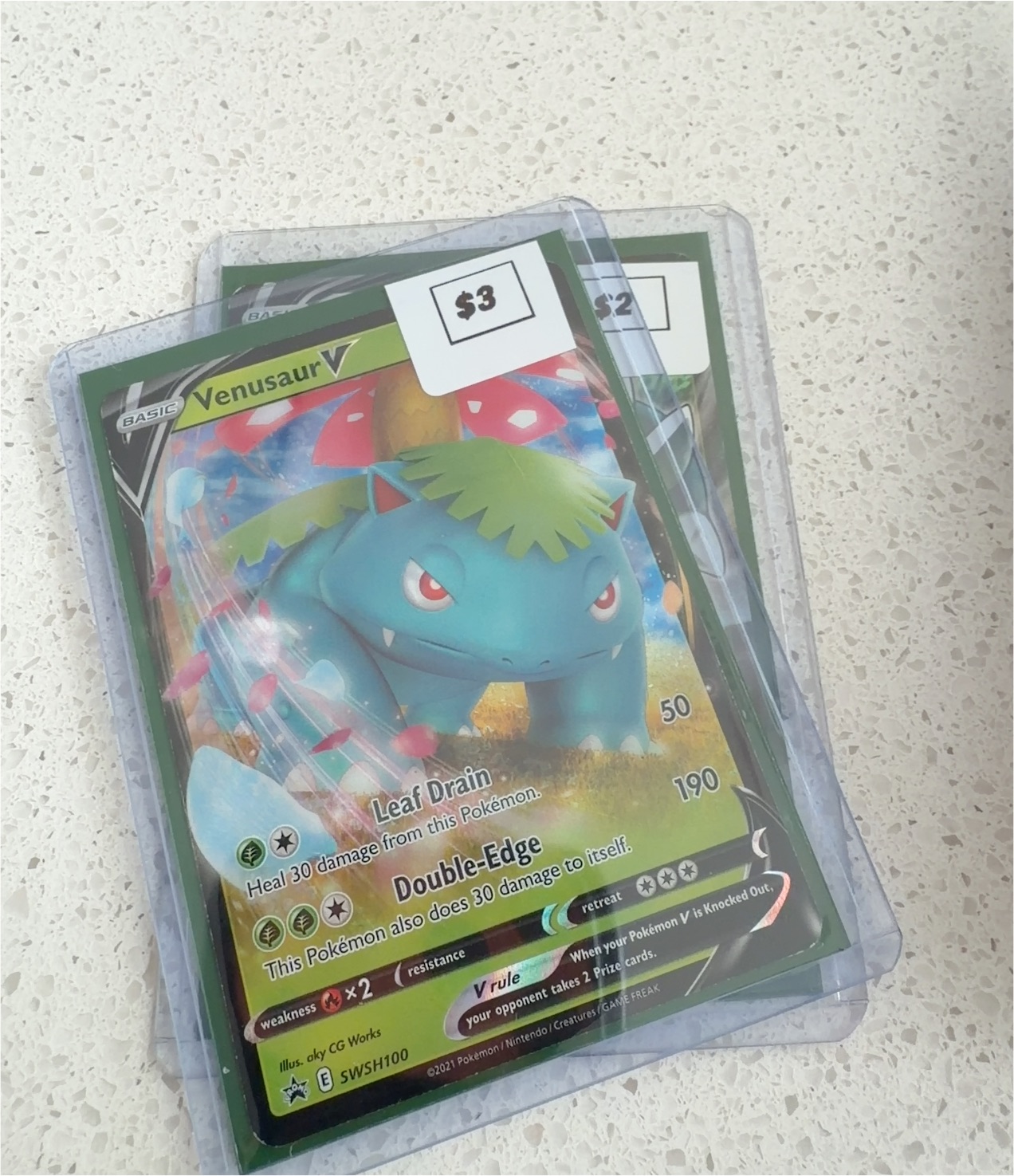 2021 The Pokémon Company Venusaur V SWSH100 — front