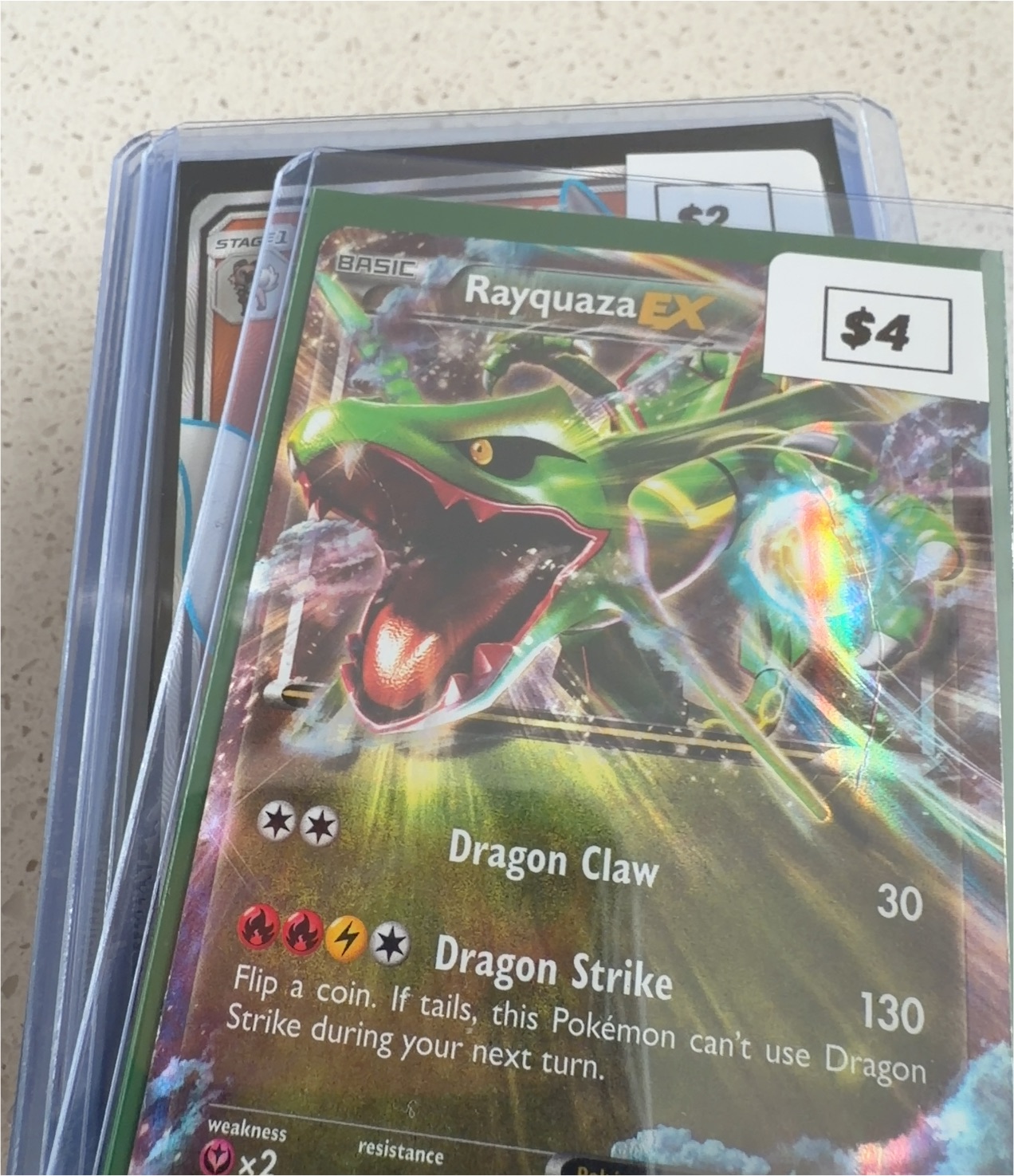 2015 Pokémon XY #XY73 Rayquaza EX — front