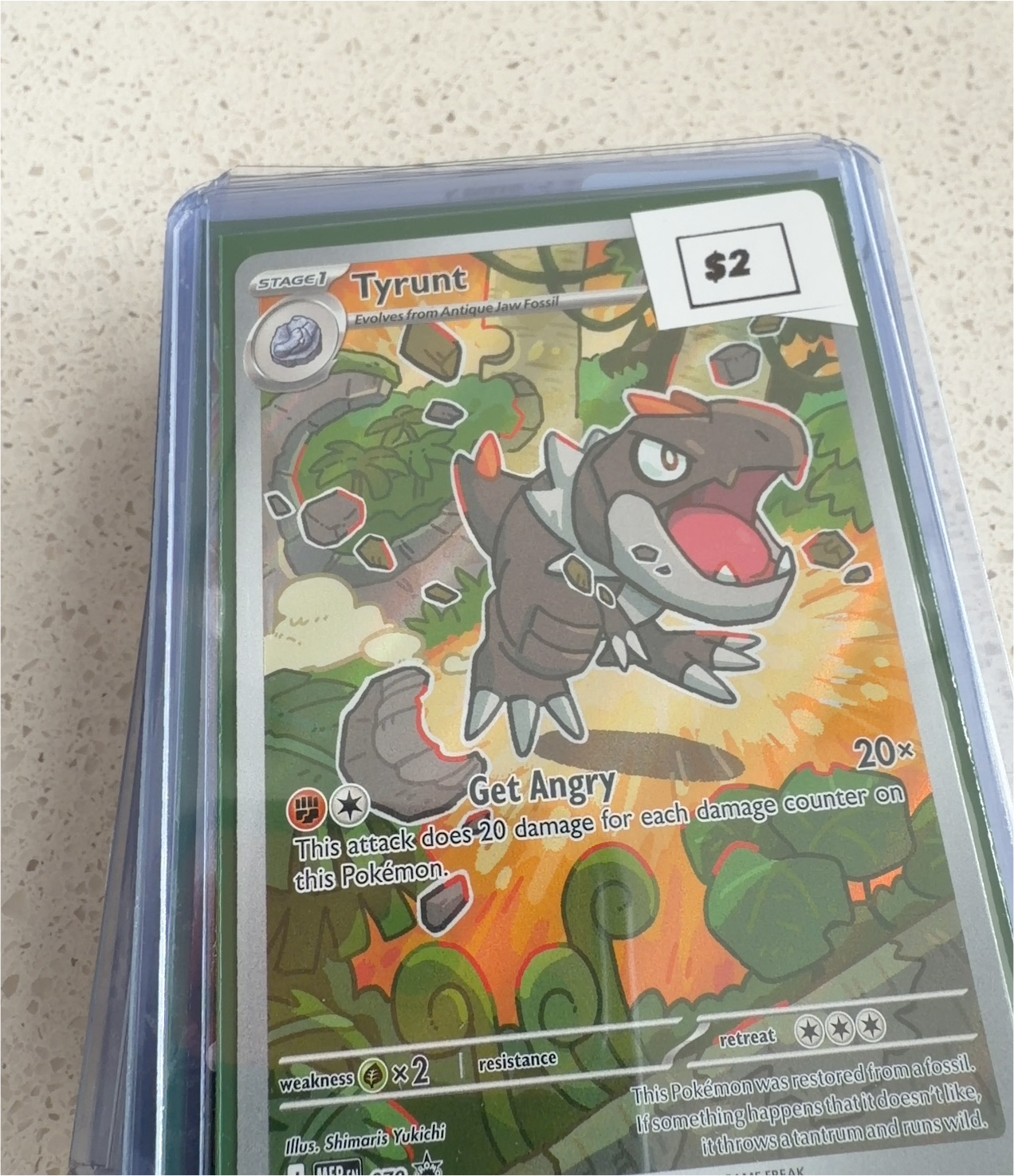 2026 Black Star Promo #070 Tyrunt — front