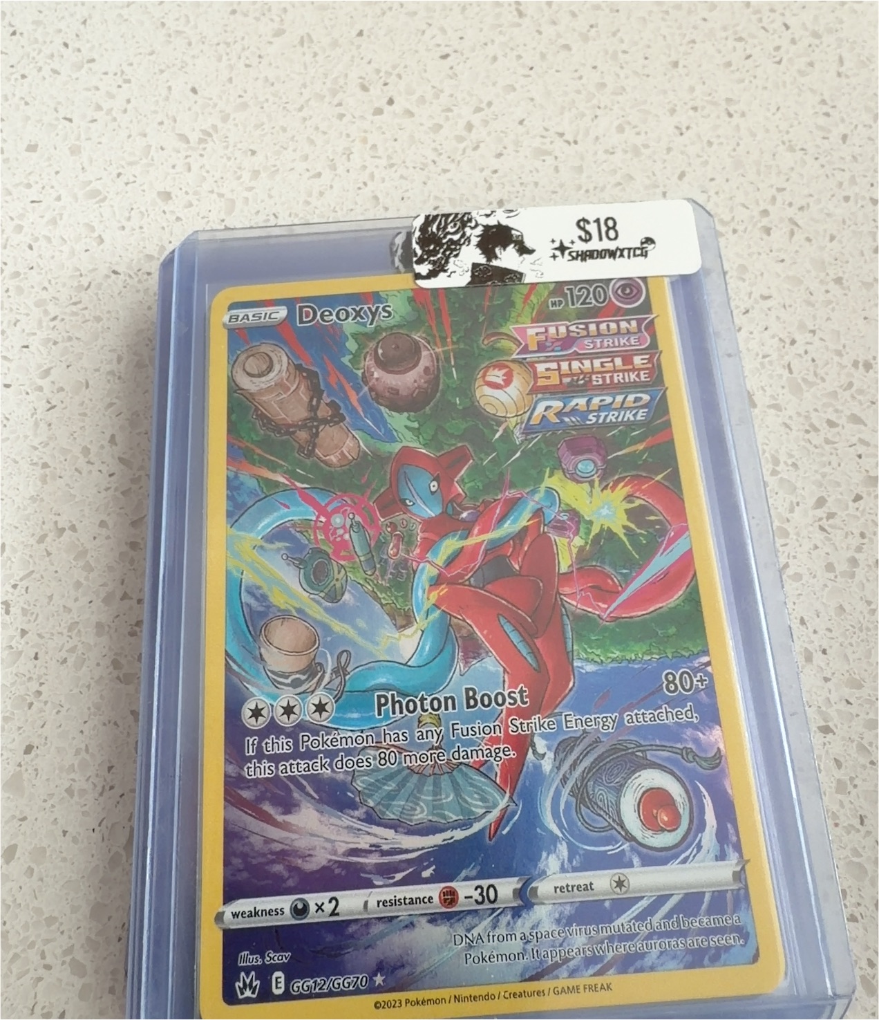 2023 Pokémon GG12/GG70 Deoxys — front