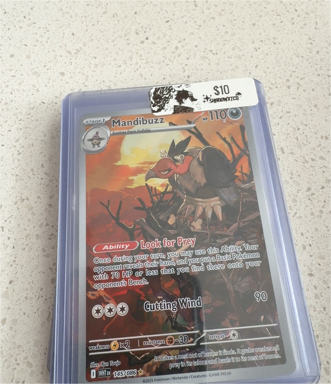 2025 Pokémon #145 Mandibuzz — front