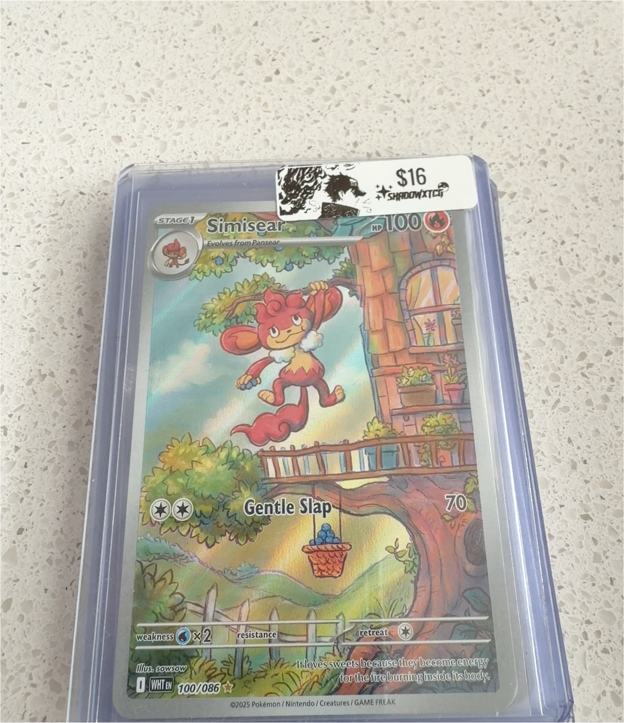2025 Pokémon TCG #100 Simisear — front