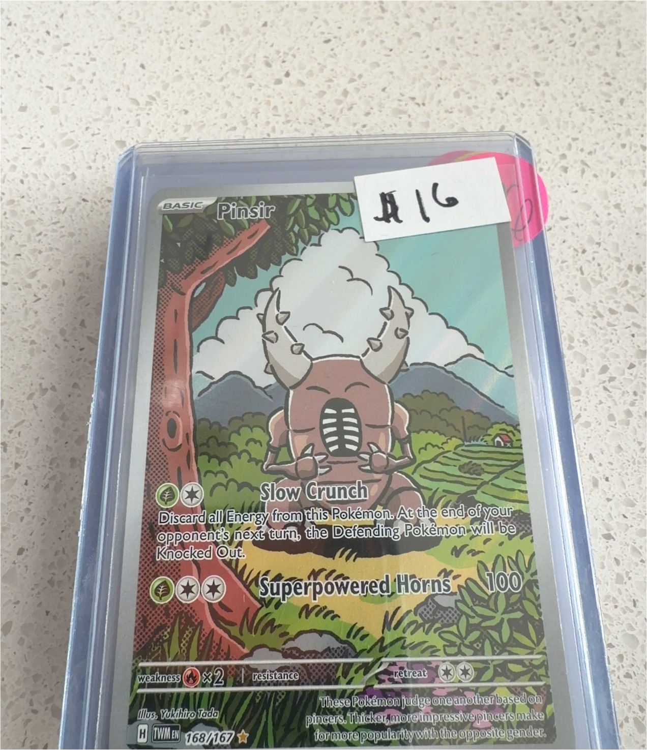 2024 Pokémon #168 Pinsir — front
