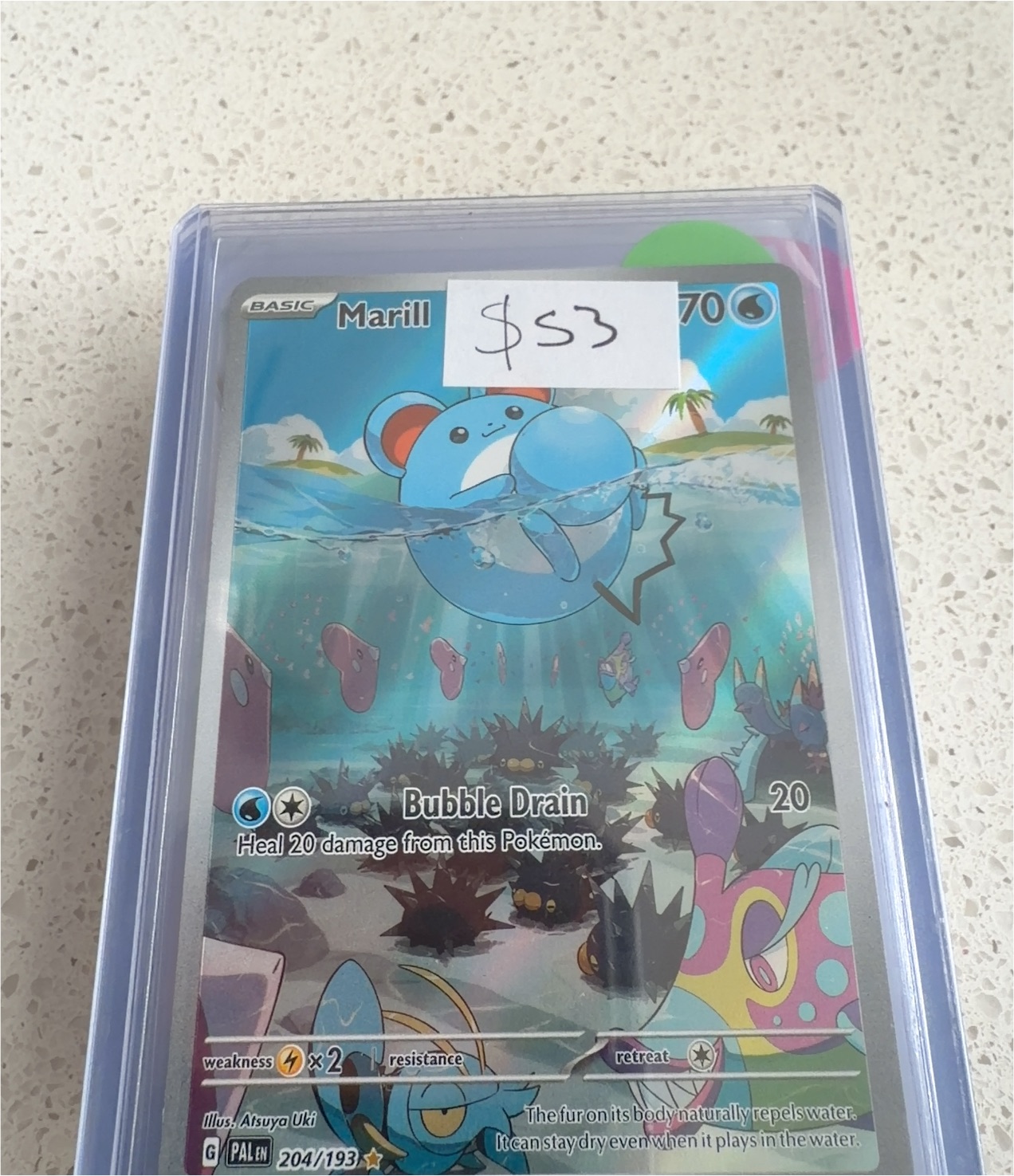 2023 Pokémon Paldea Evolved #204 Marill — front