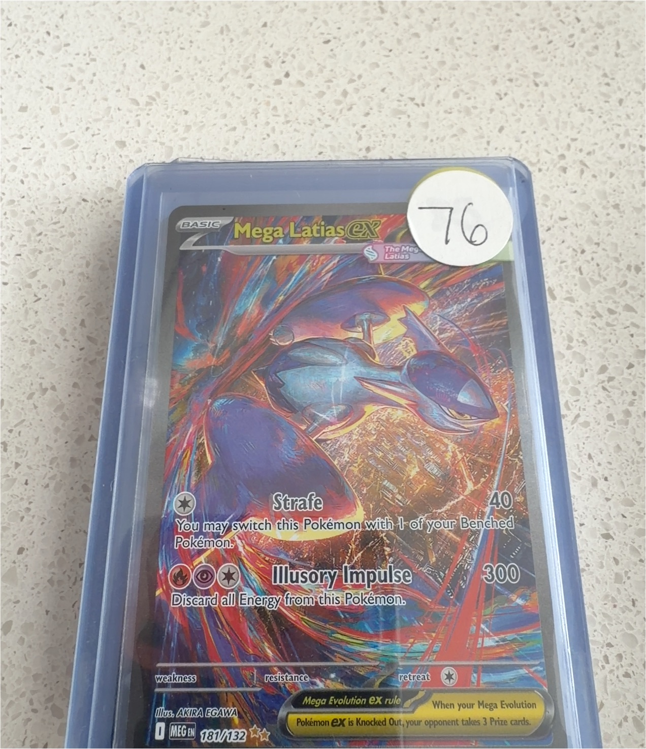 2025 Pokémon Mega Latias EX #181/132 — front