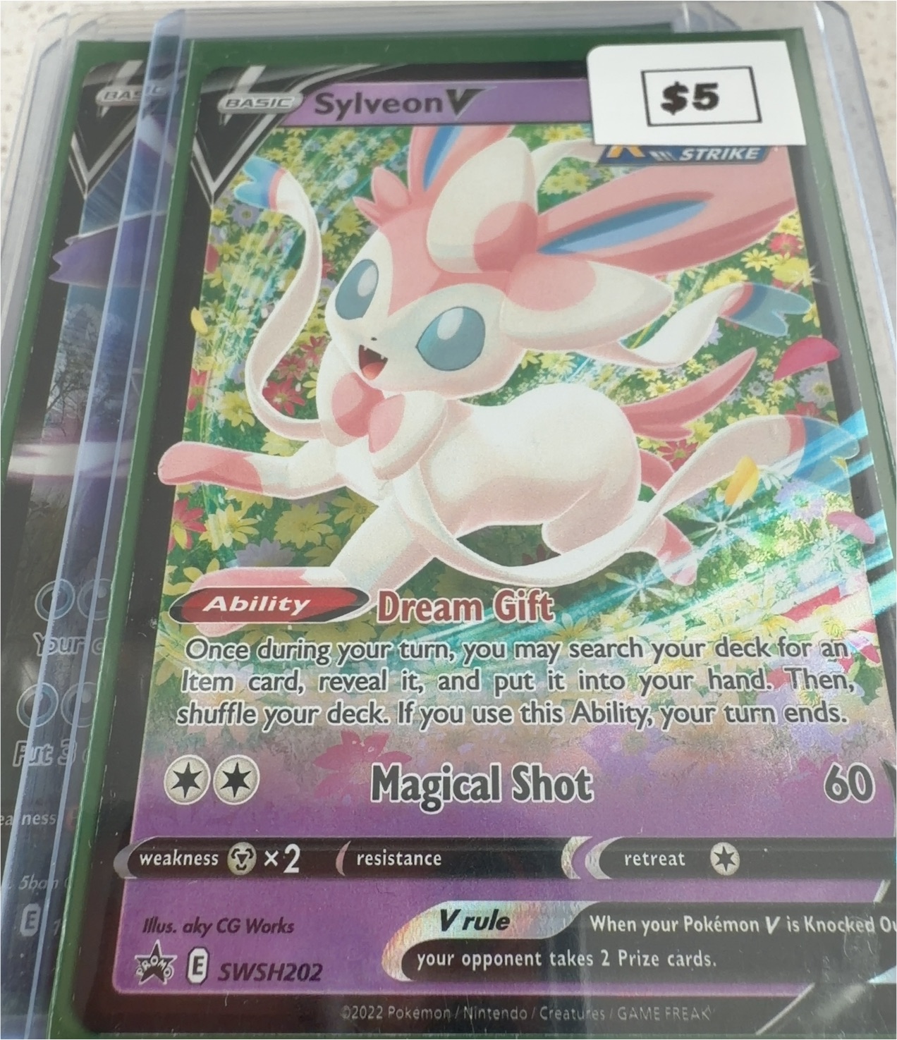 2022 Pokémon SWSH202 Sylveon V — front