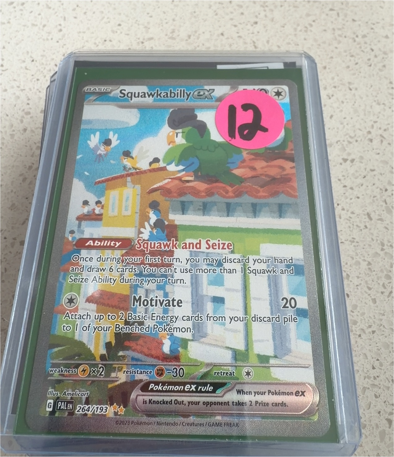 2023 Pokémon 264 Squawkabilly ex — front