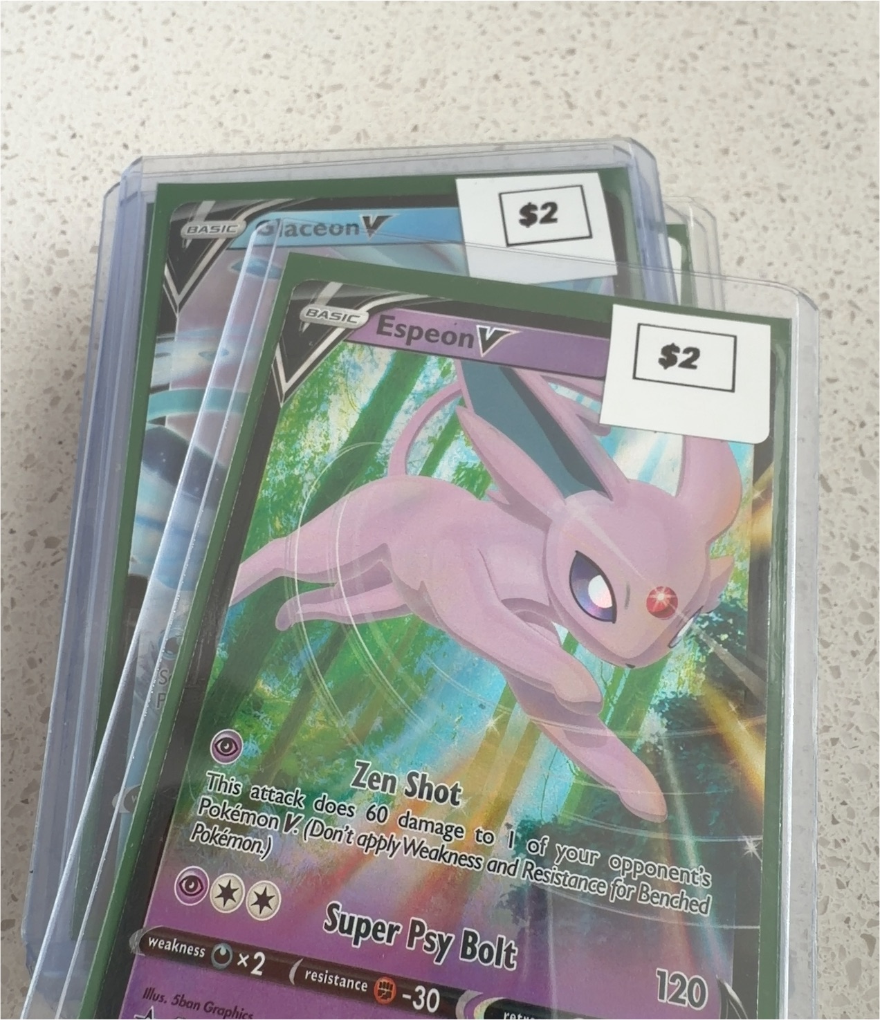 2021 The Pokémon Company Espeon V SWSH201 — front