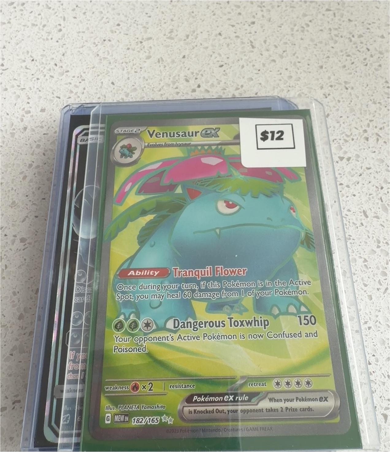 2023 Pokémon TCG #182 Venusaur ex — front