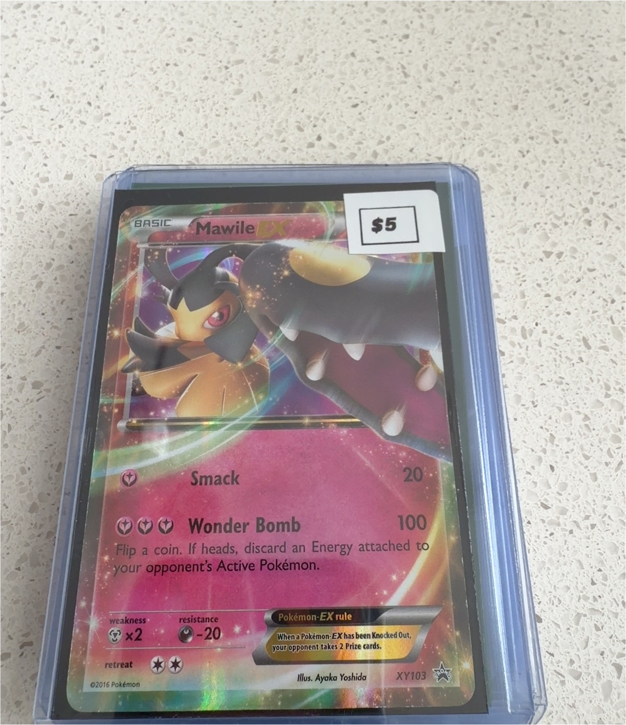 2016 Pokémon TCG XY103 Mawile EX — front