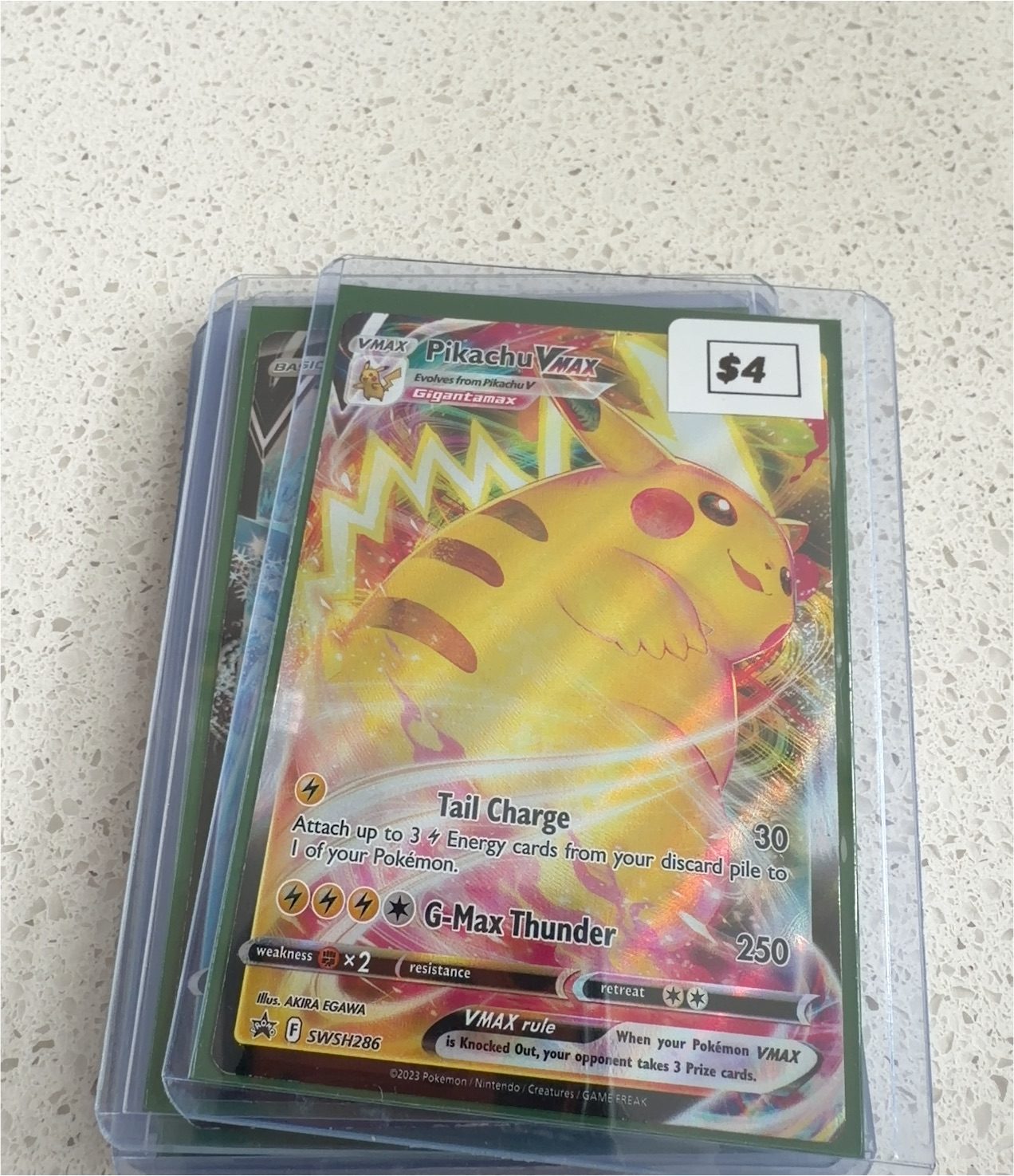 2023 Pokémon SWSH286 Pikachu VMAX Gigantamax — front
