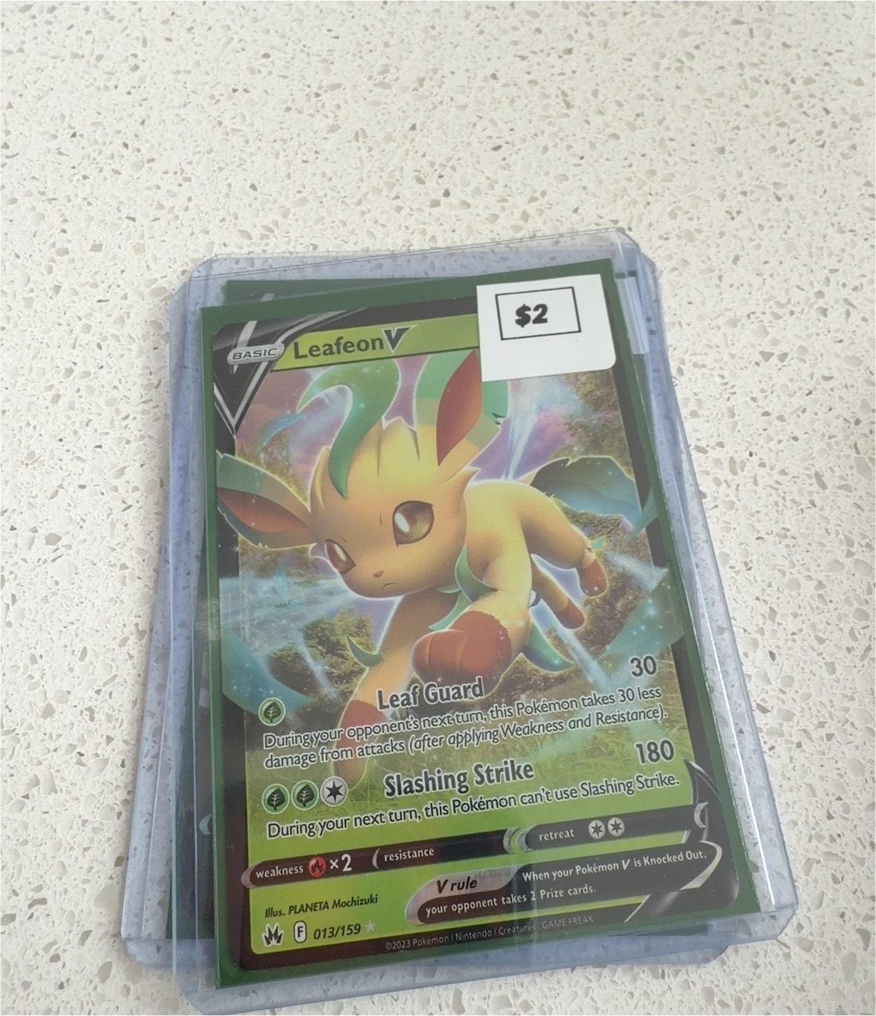 2023 Pokémon #013 Leafeon V — front
