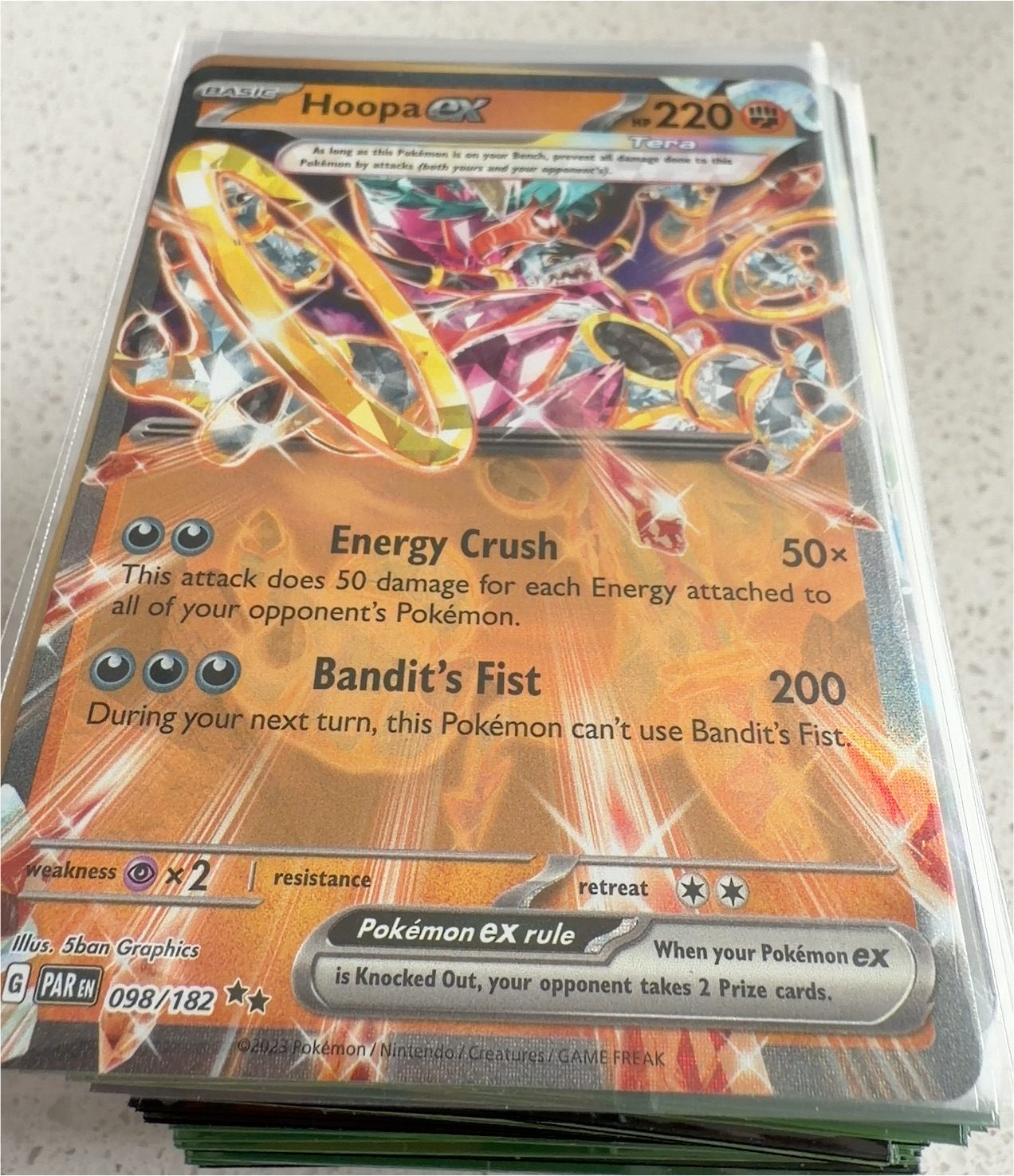 2023 Pokémon #098 Hoopa EX — front