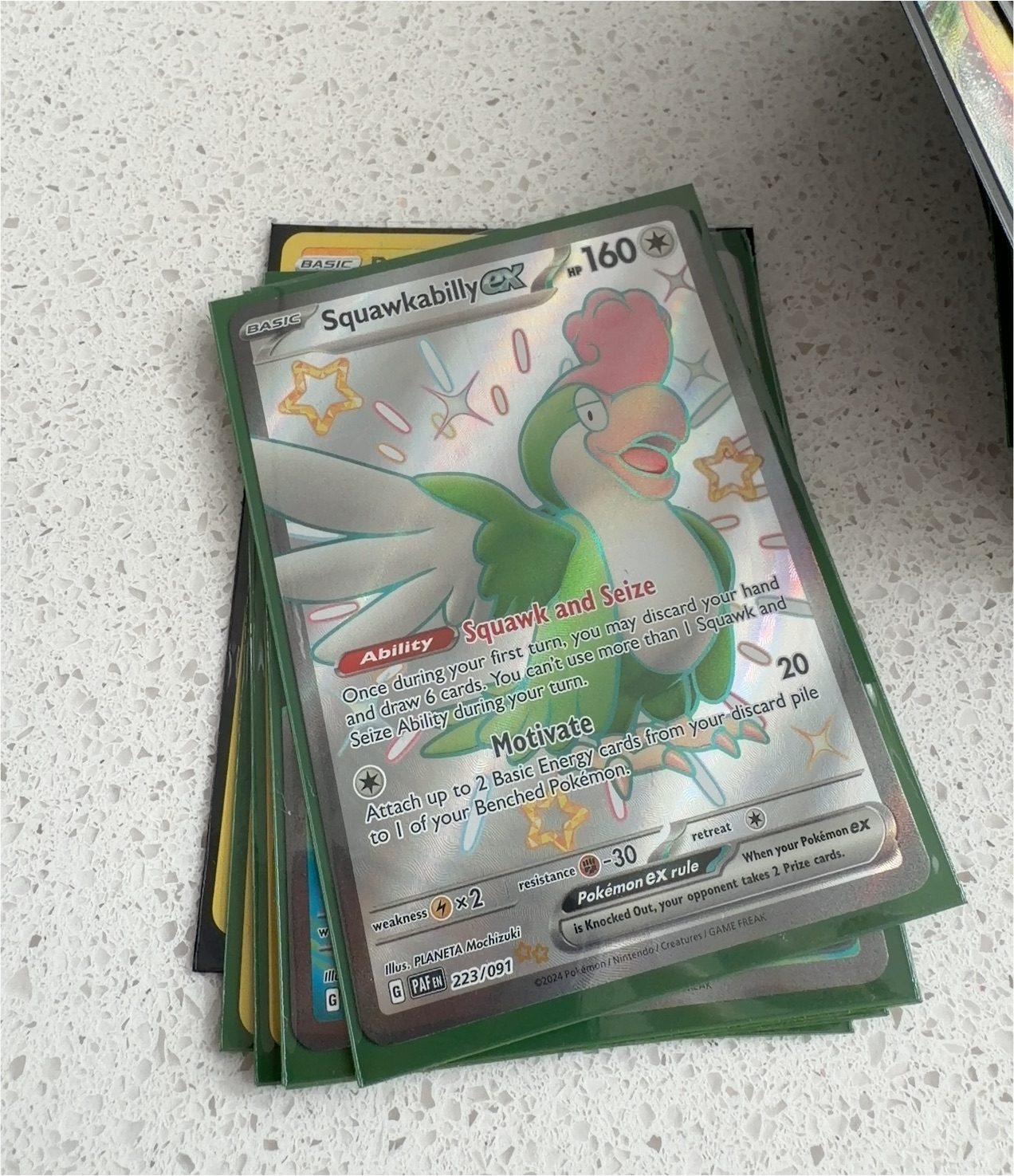 2024 Pokémon Squawkabilly ex 223/091 — front