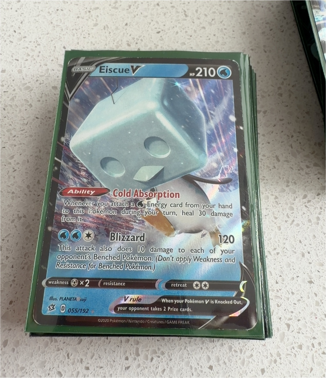 2020 Pokémon #055 Eiscue V — front