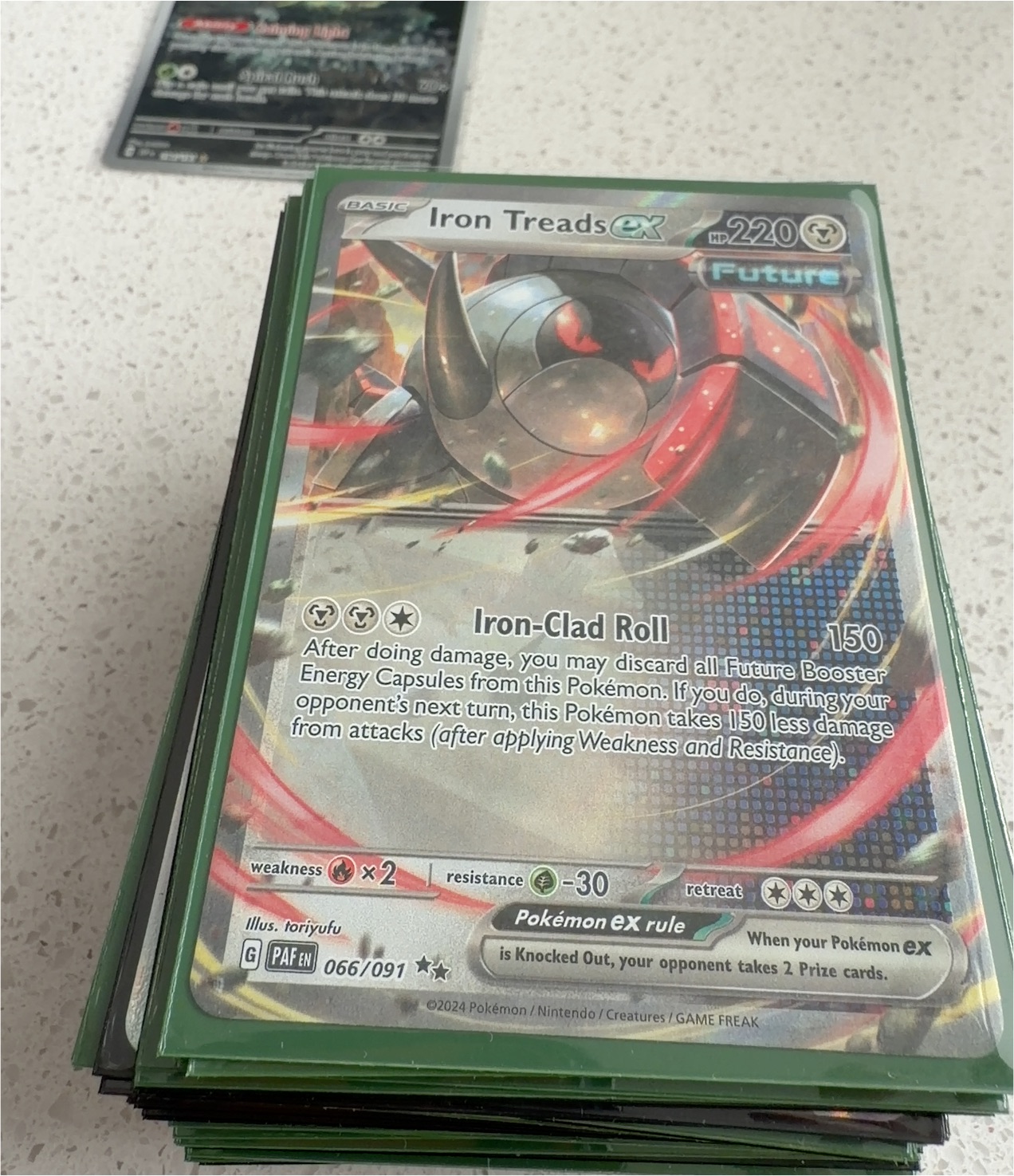 2024 Pokémon TCG 066 Iron Treads ex — front