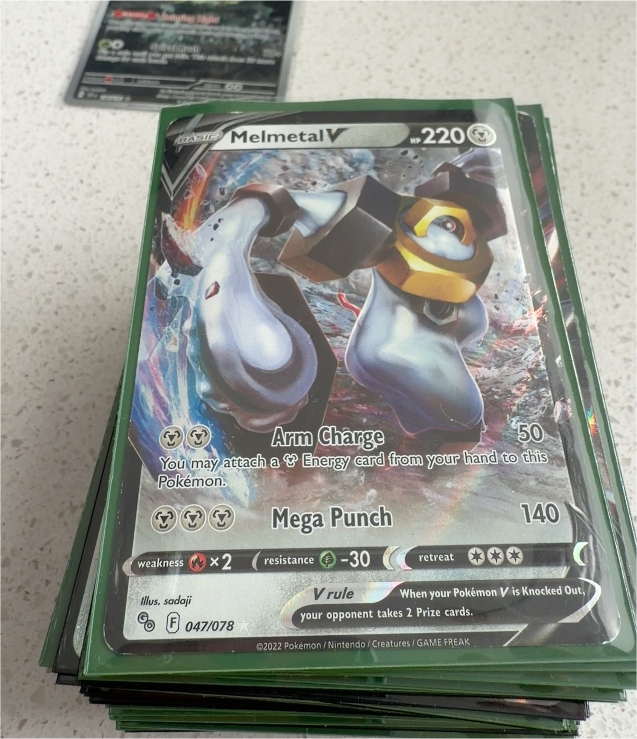 2022 Pokémon #047 Melmetal V — front