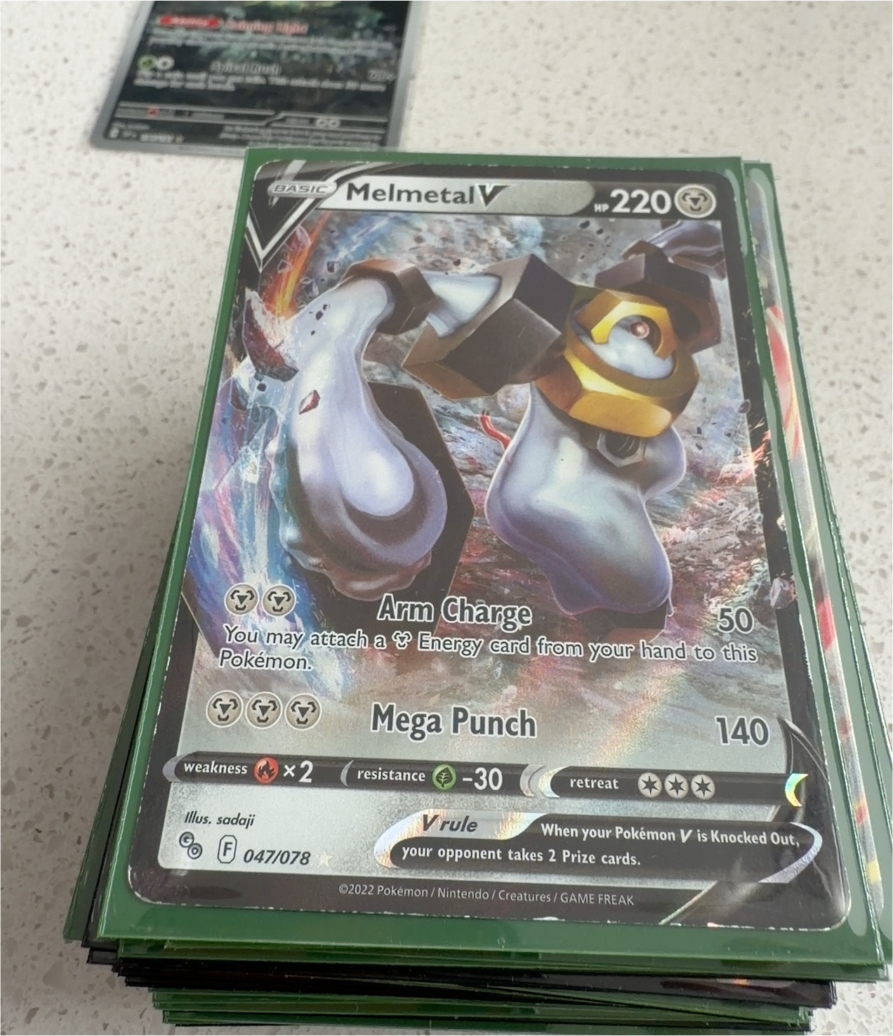 2022 Pokémon #047 Melmetal V — front