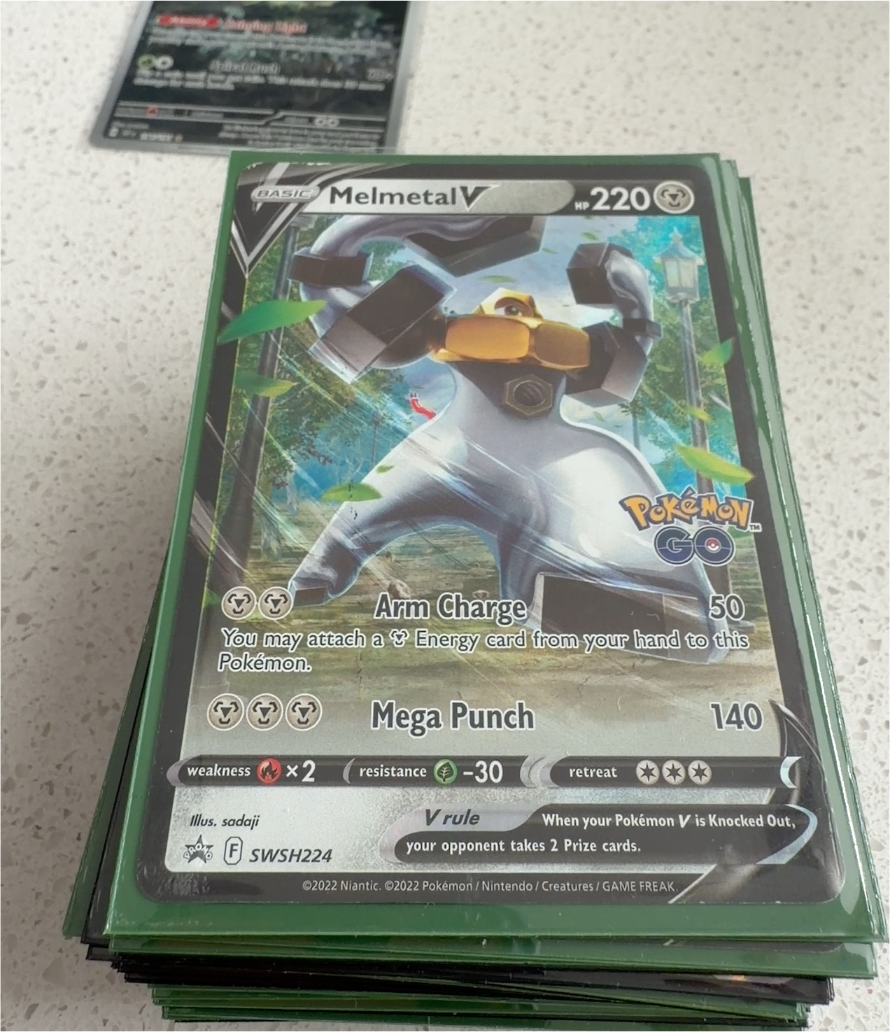2022 Pokémon SWSH224 Melmetal V — front