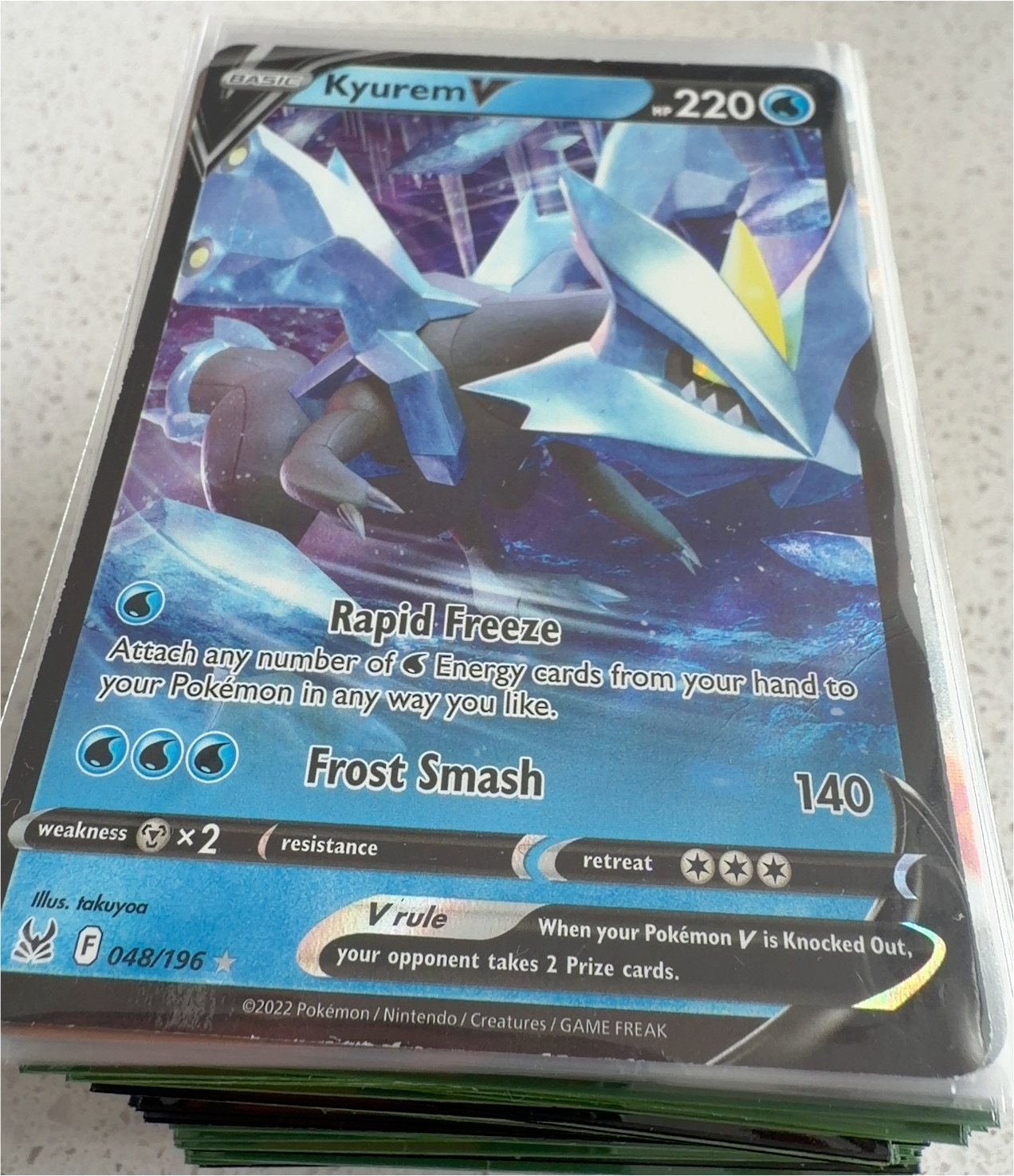 2022 Pokémon #048 Kyurem V — front