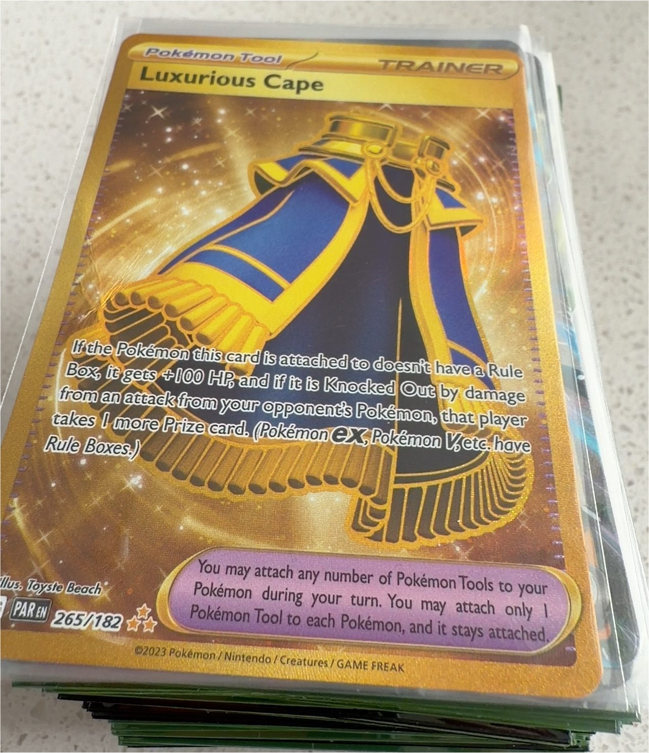 2023 Pokémon TCG #265 Luxurious Cape — front