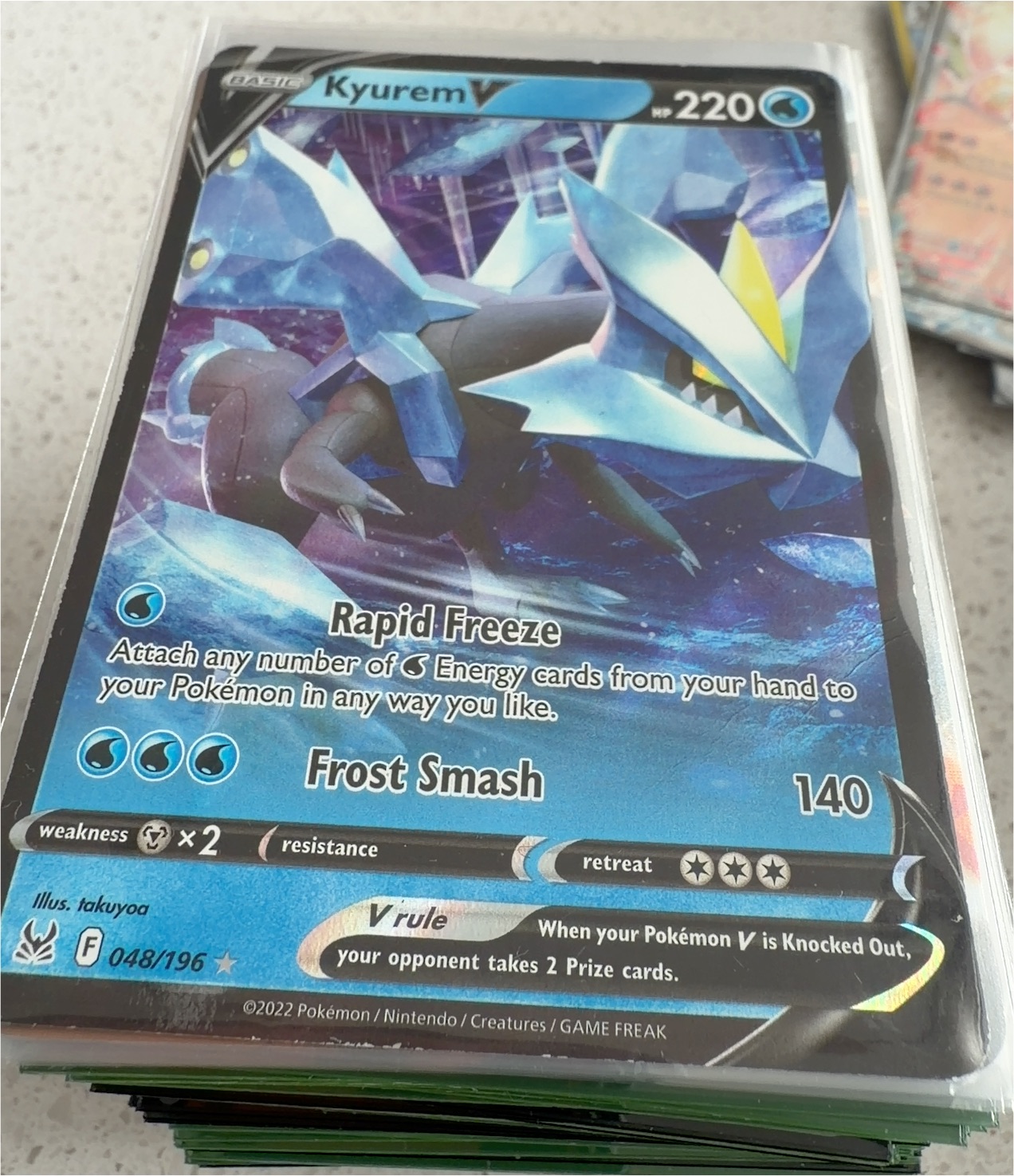 2022 Pokémon TCG #048 Kyurem V — front