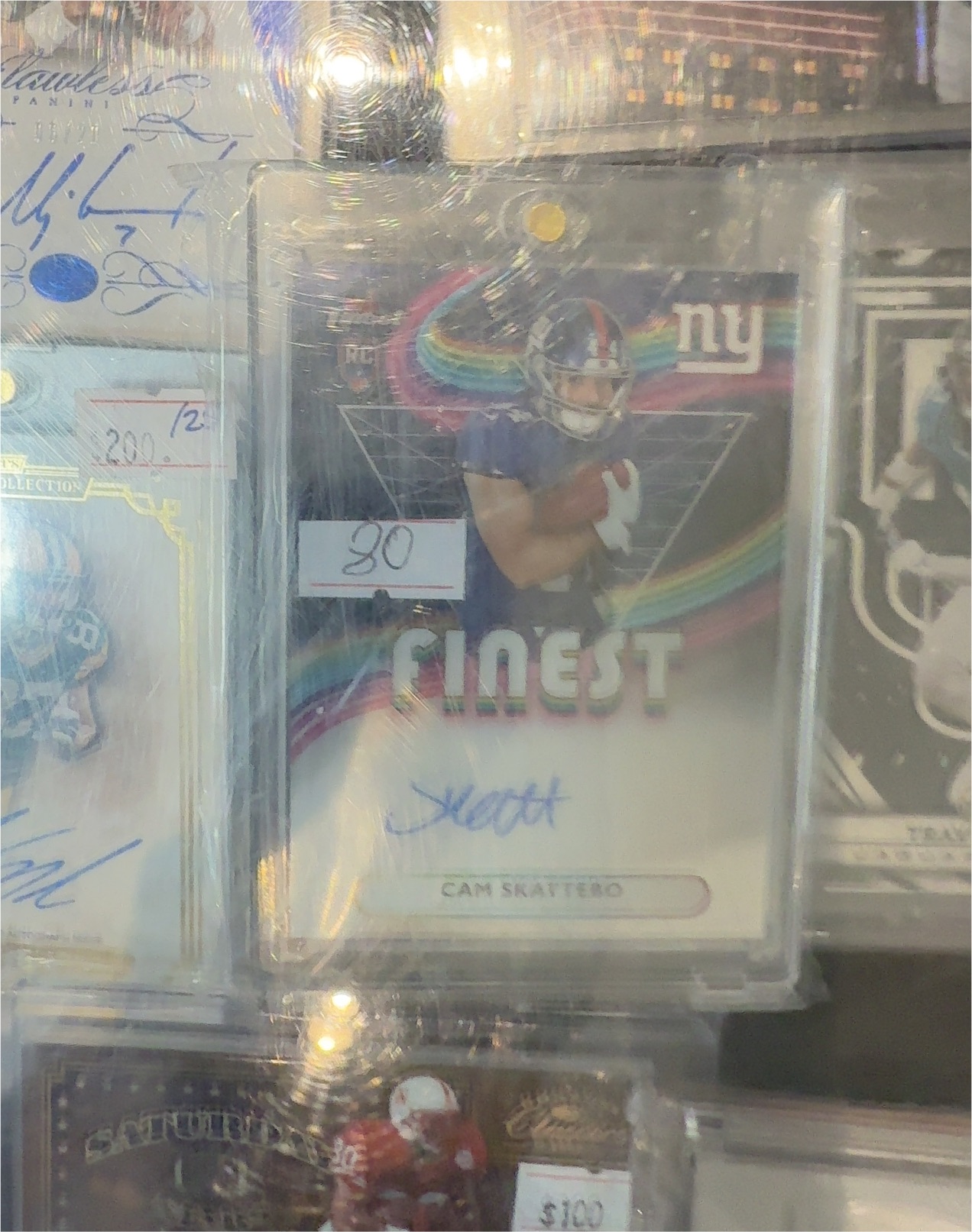 2025 Topps Finest #RFA-CS Cam Skattebo — front
