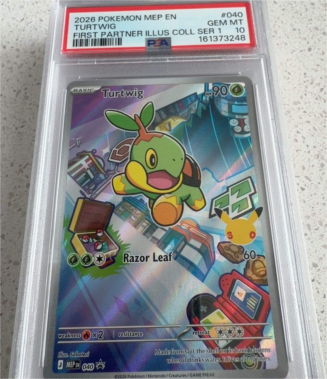 2026 Pokémon MEP EN Turtwig #040 — front