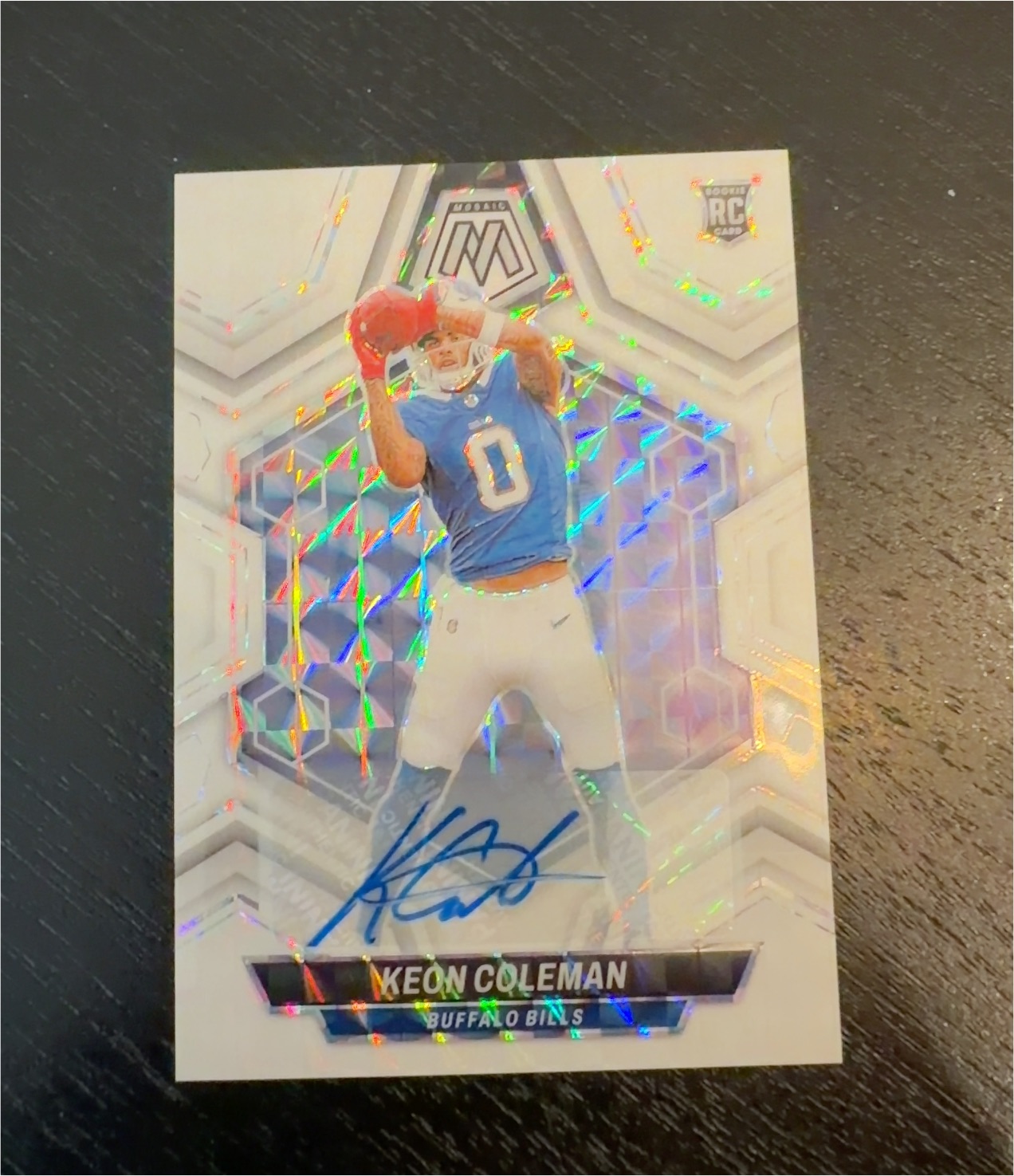 2024 Panini Mosaic #333 Keon Coleman — front