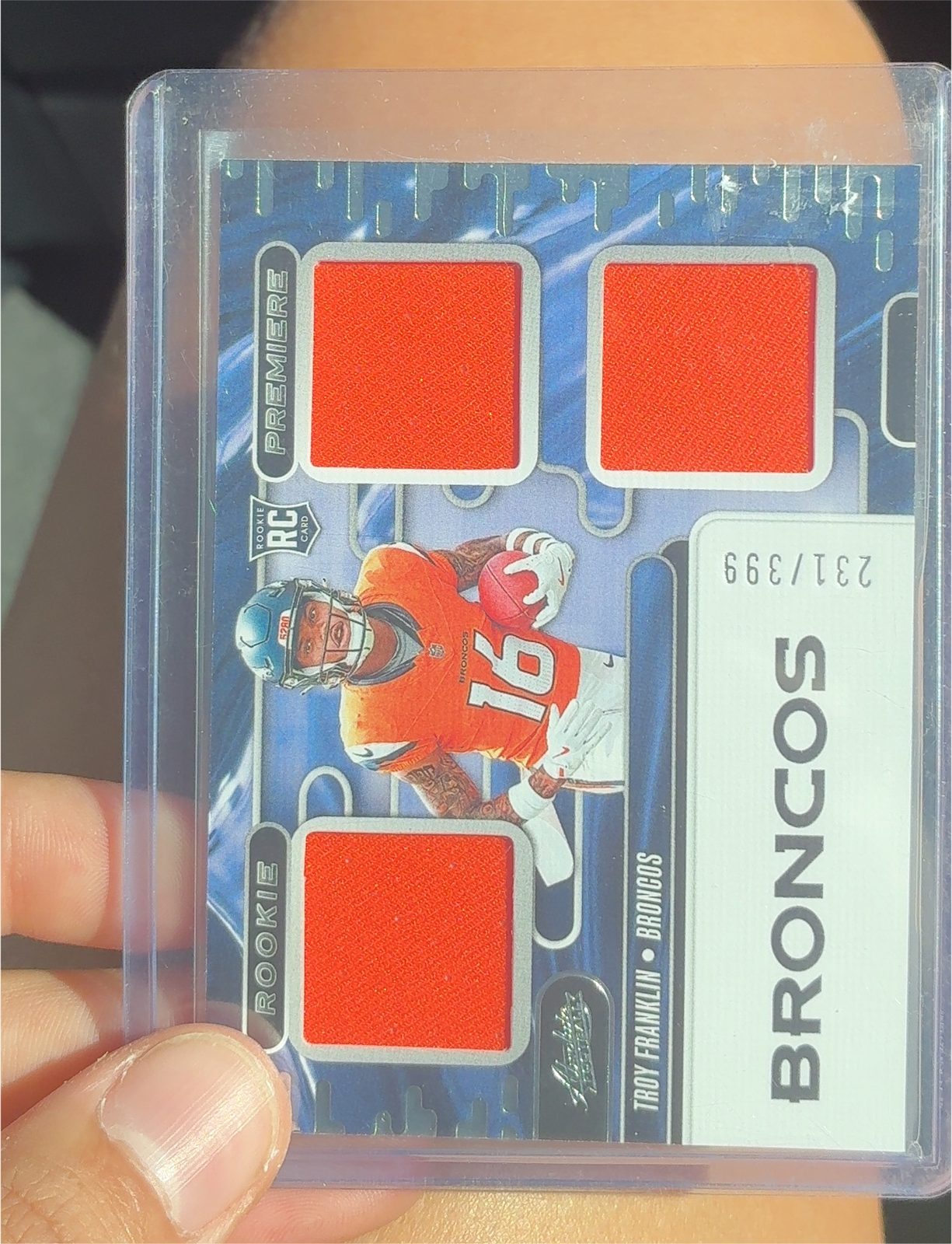 2024 Panini Absolute #RPM-TFN Troy Franklin — front