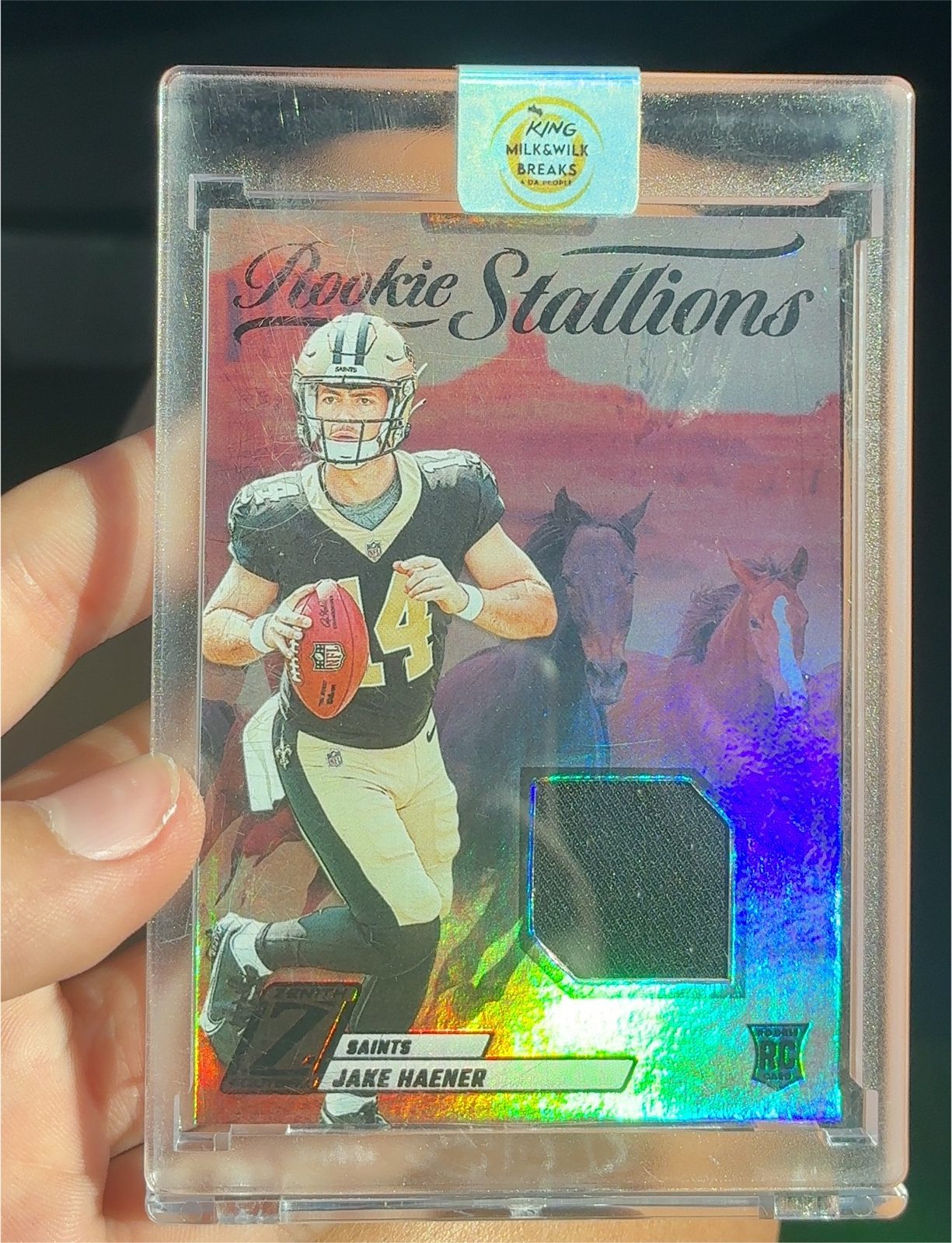 2023 Panini Zenith #RS-JHR Jake Haener Rookie Stallions — front