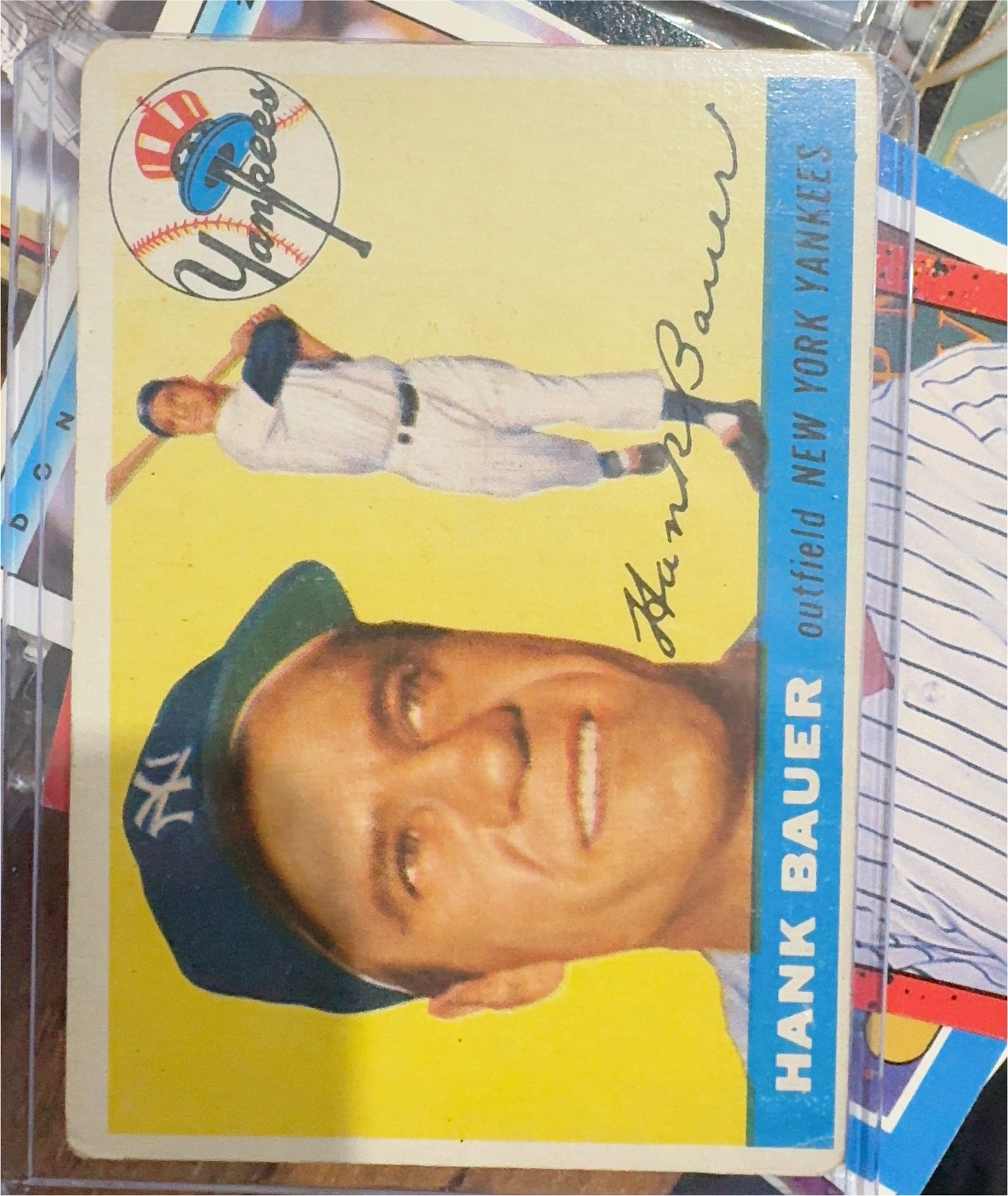 1954 Topps #130 Hank Bauer — front