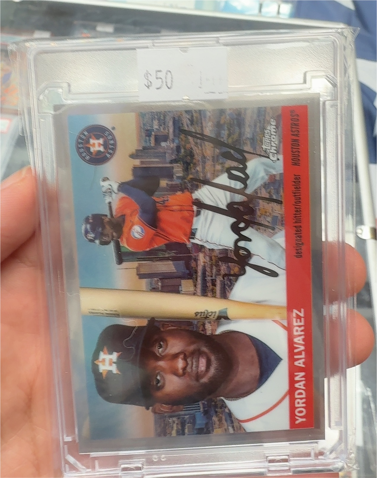 2025 Topps Chrome Platinum #55CV-31 Yordan Alvarez — front