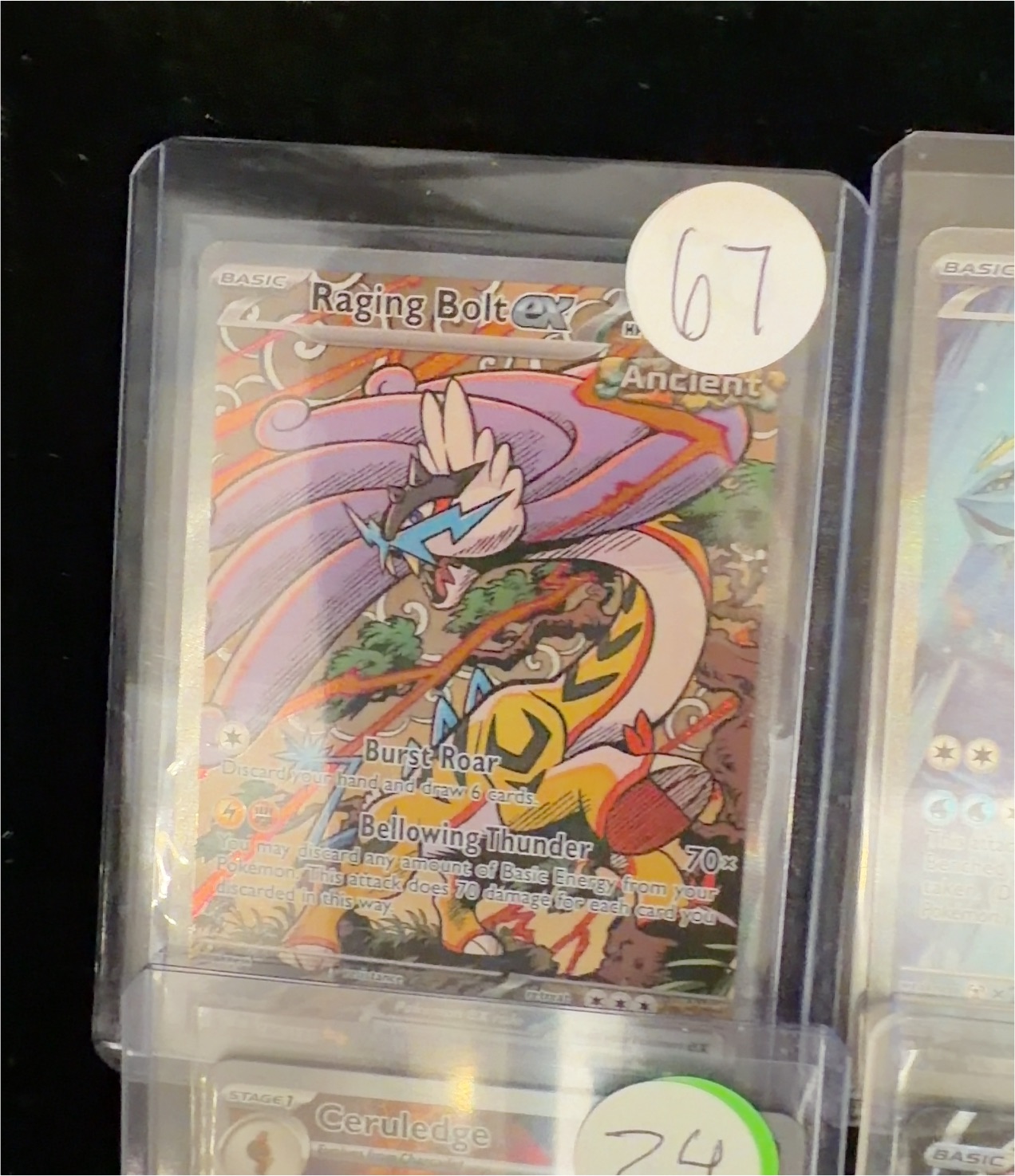 2016 Pokémon #166 Raging Bolt ex — front
