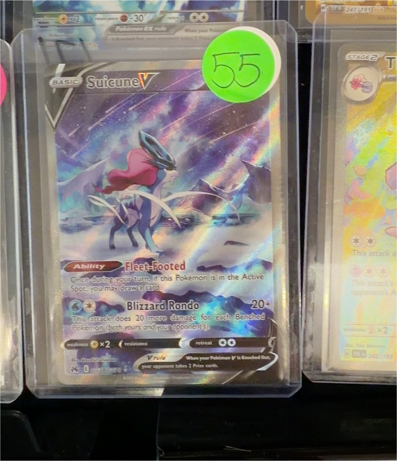 2022 Pokémon GG38 Suicune V — front