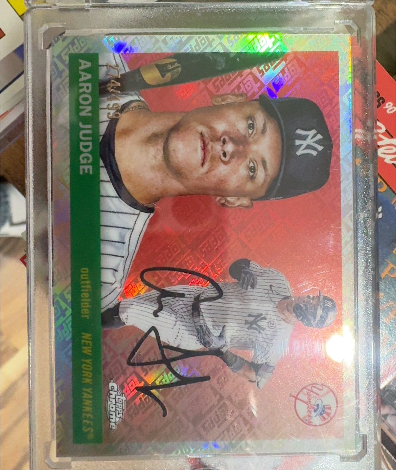 2025 Topps Chrome Platinum #136 Aaron Judge — front