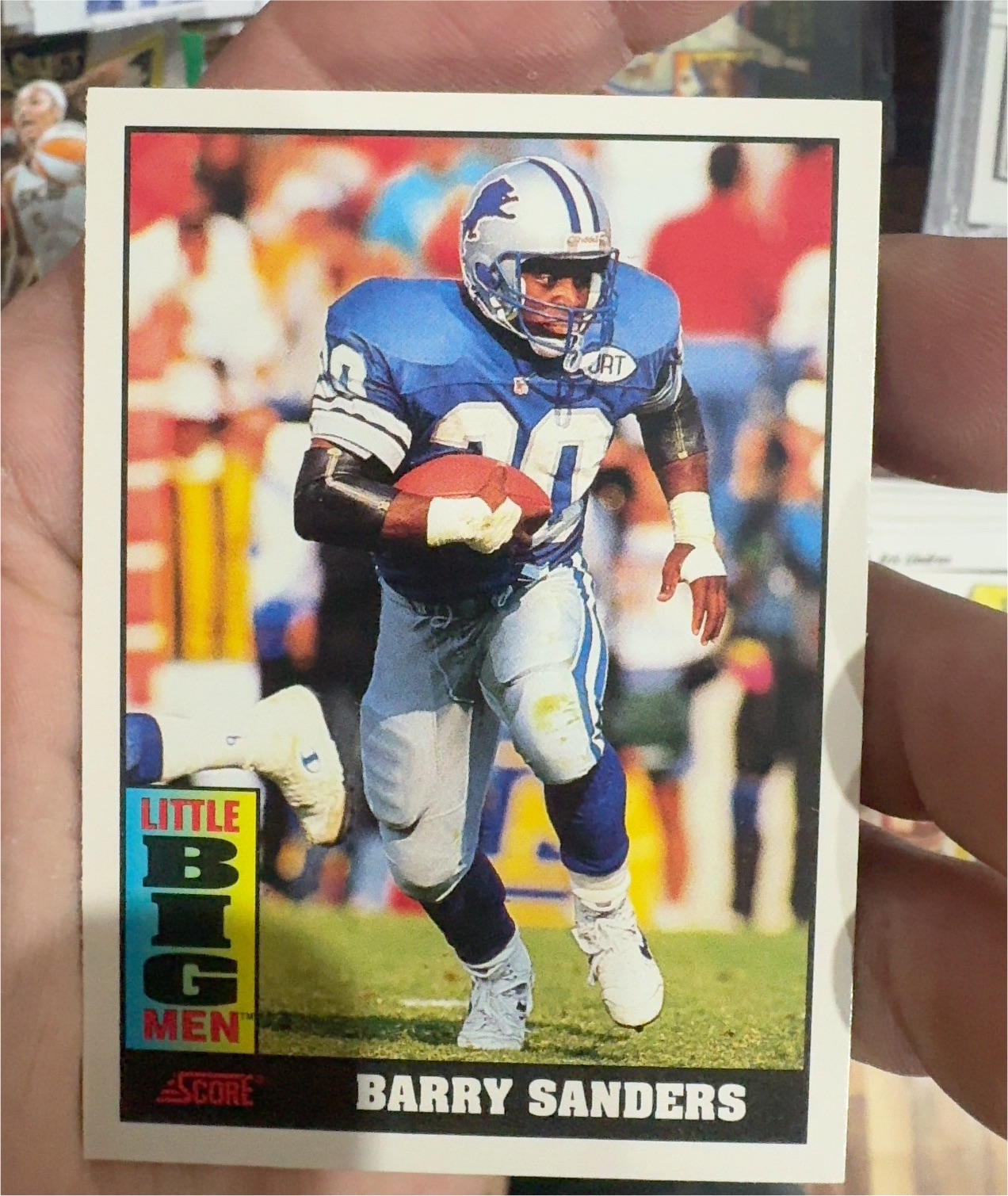 1992 Score #528 Barry Sanders — front