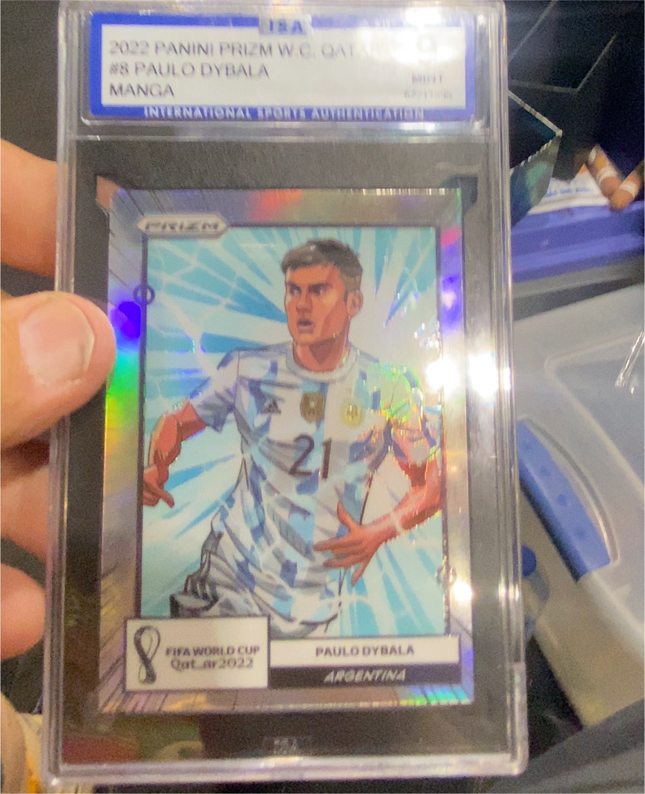 2022 Panini Prizm World Cup #8 Paulo Dybala Manga — front