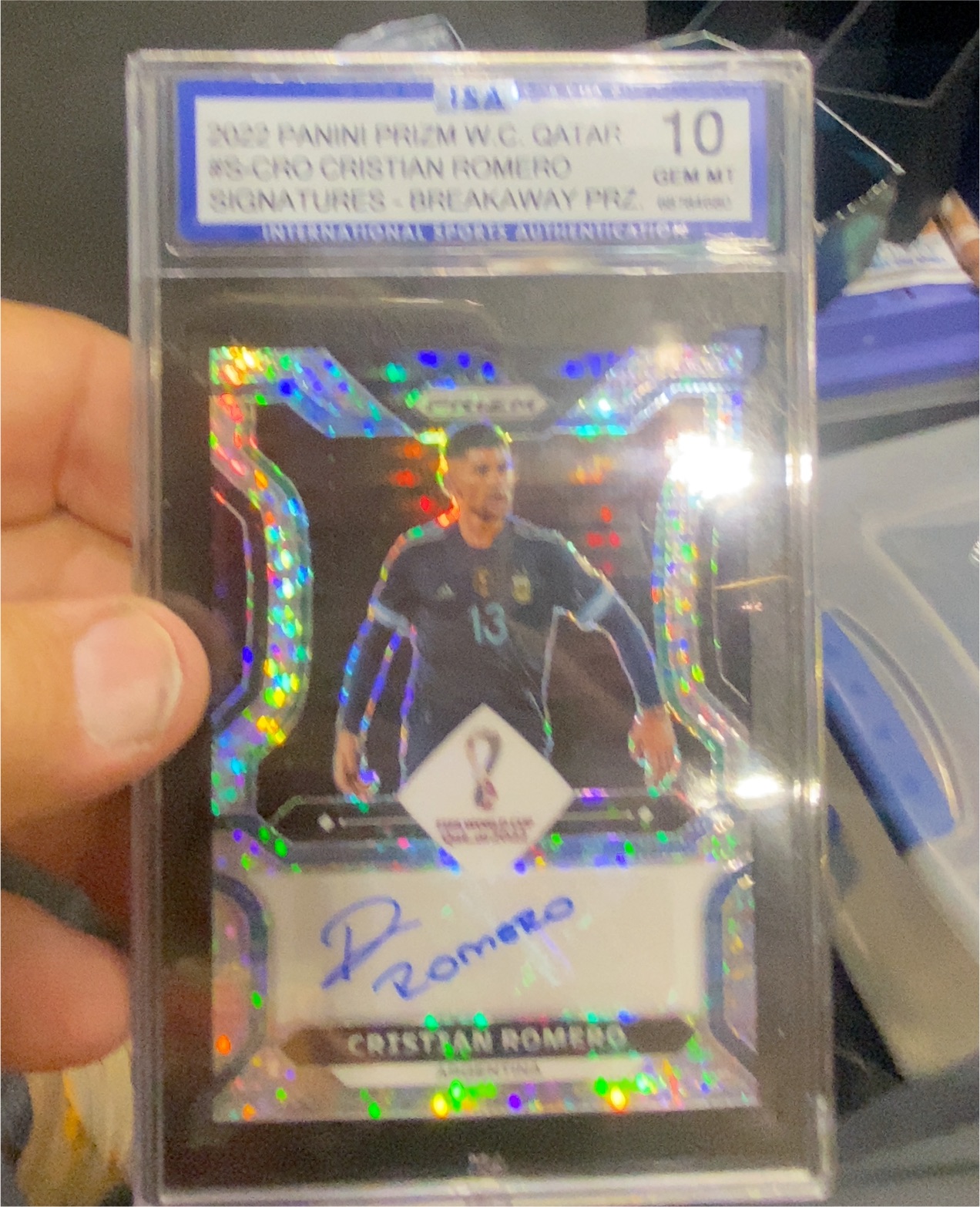 2022 Panini Prizm World Cup #6 Cristian Romero — front